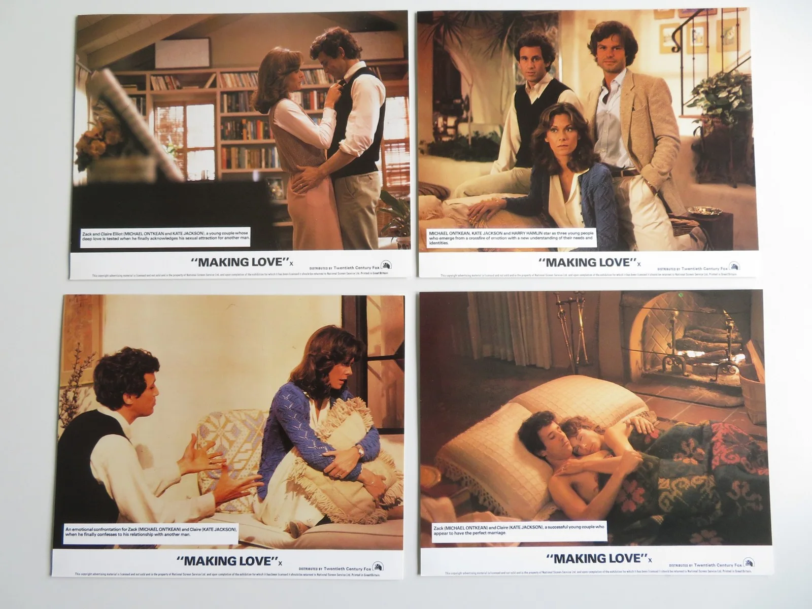 MAKING LOVE PRESS KIT 1982 MICHAEL ONTKEAN KATE JACKSON, image 4