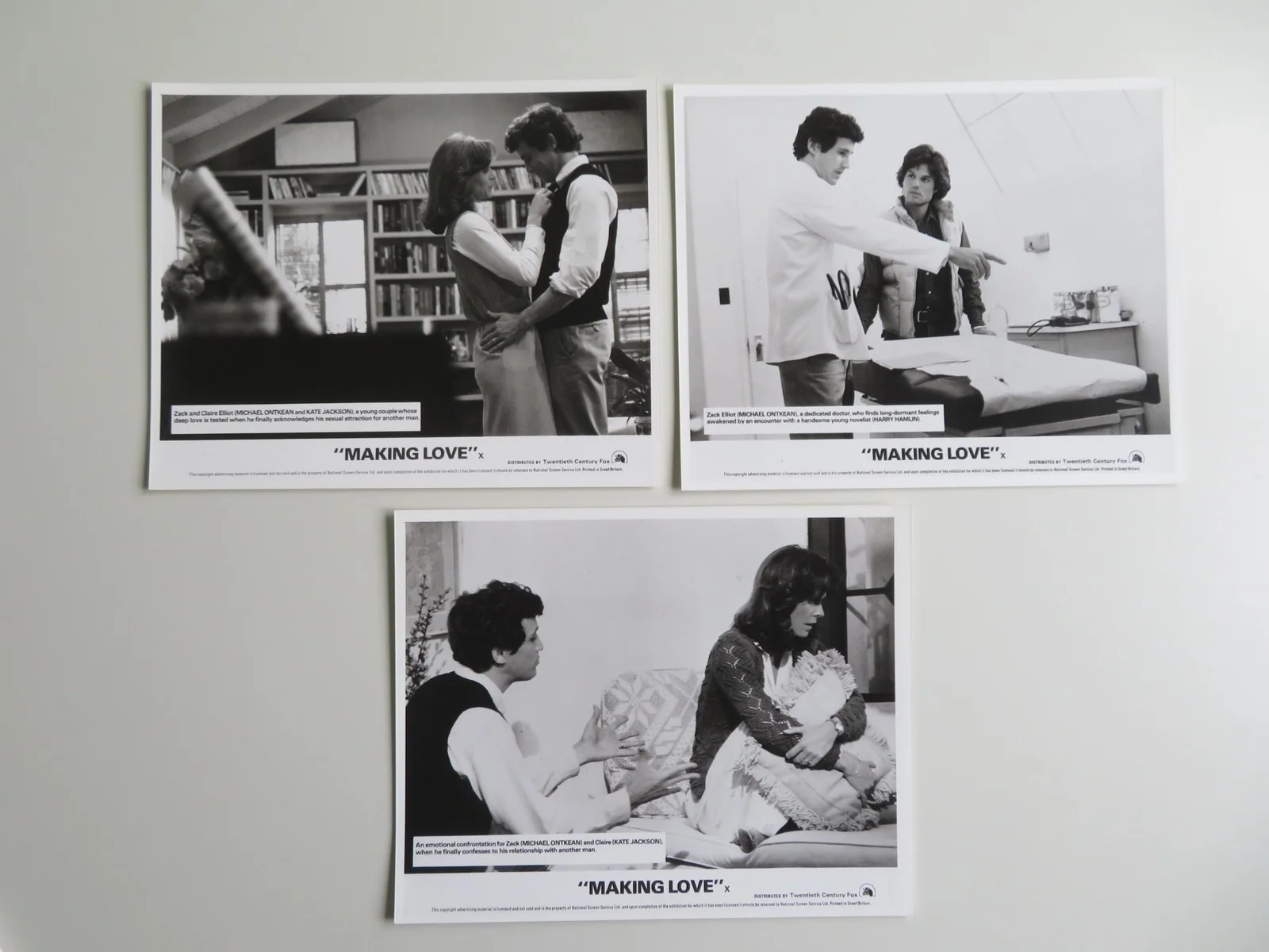 MAKING LOVE PRESS KIT 1982 MICHAEL ONTKEAN KATE JACKSON, image 5