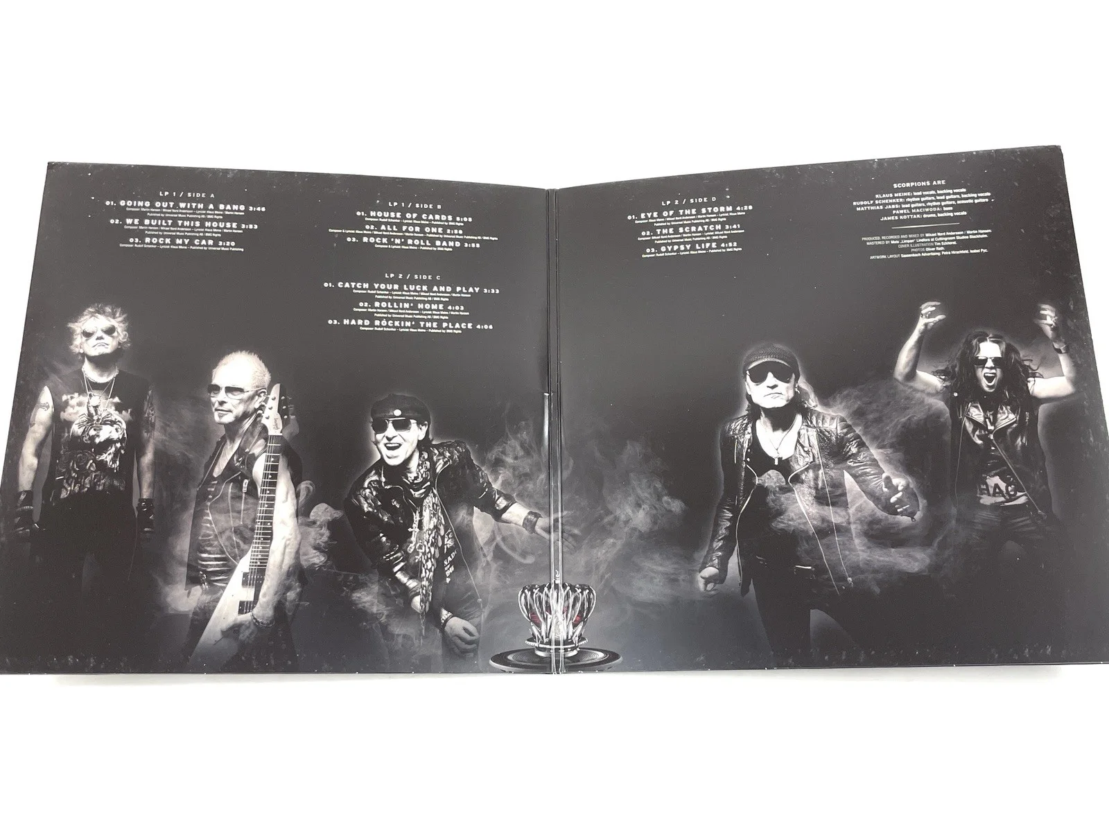 The Scorpions Band Signed Return to Forever Limited Edition Vinyl Album ACOA COA, изображение 5