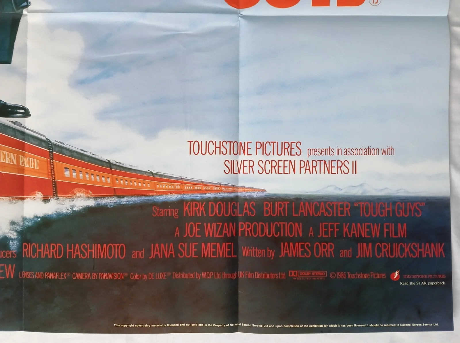 TOUGH GUYS (1986) original UK quad poster - Burt Lancaster, Kirk Douglas, image 5
