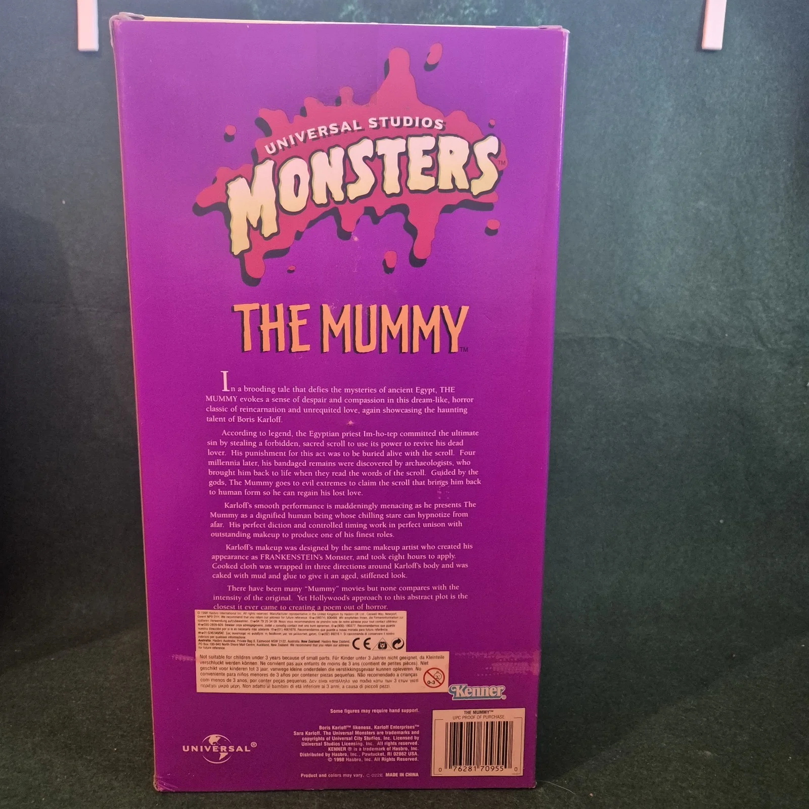 Kenner Universal Monsters The Mummy 12” Figure Hasbro Signature Series Boxed, image 4