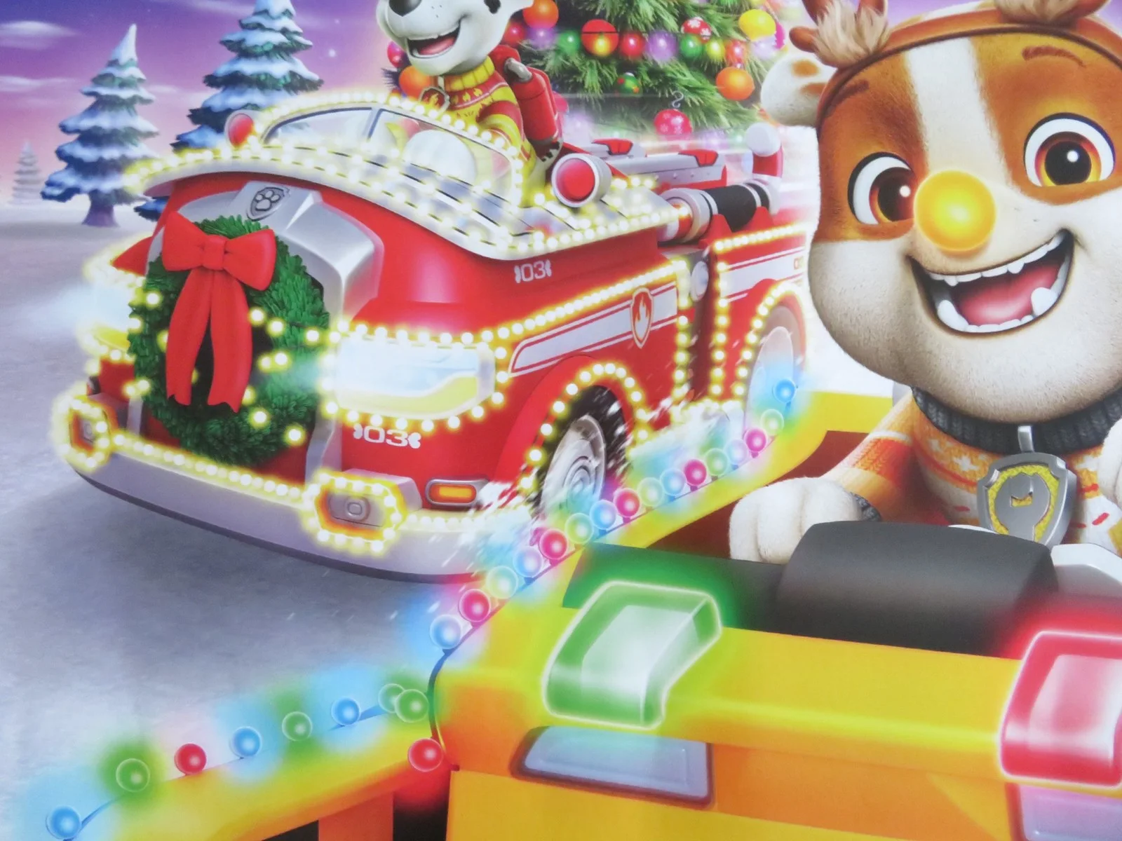 A PAW PATROL CHRISTMAS UK QUAD ROLLED POSTER JESSE GERVASI LUKE DIETZ 2025, изображение 2