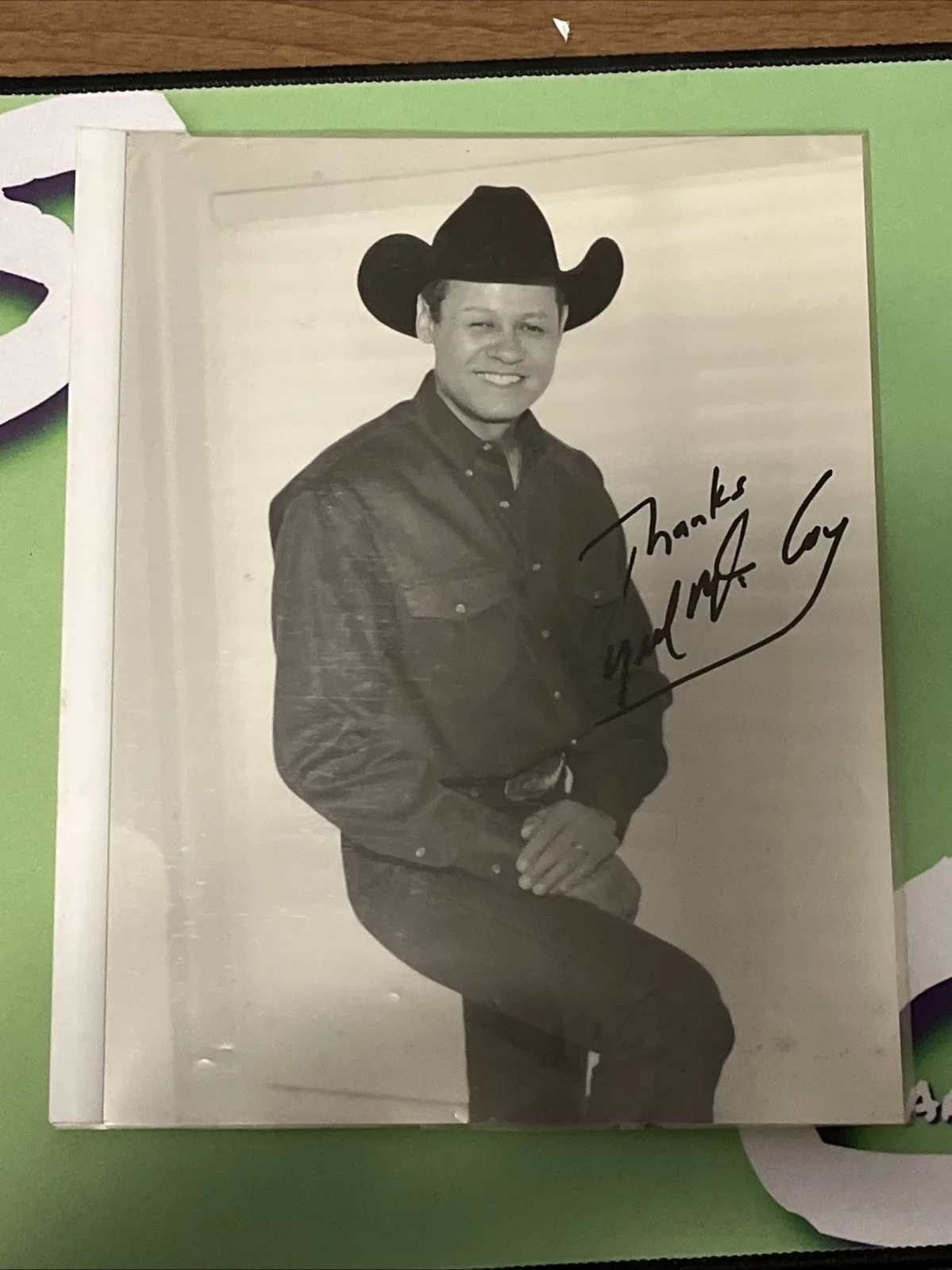 NEAL MCCOY — NEAL MCCOY Hand Signed Auto 7.5” X 9.5” Photo FAMOUS COUNTRY SINGER