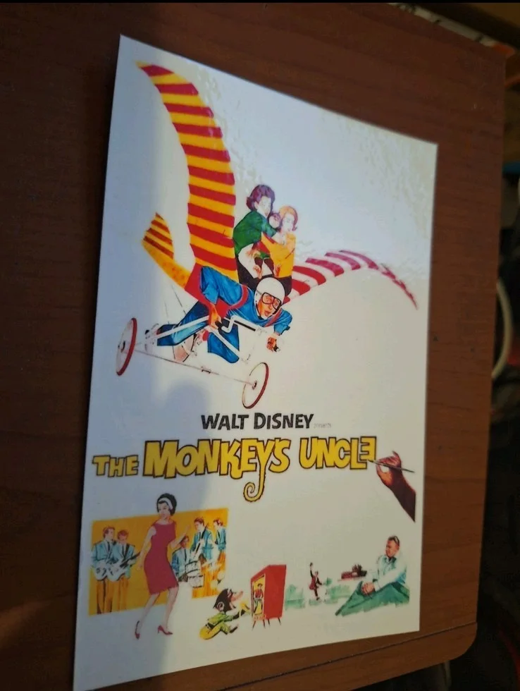 Walt Disney The Monkey’s Uncle 1965 Annette Funicello Reproduction Postcard, изображение 2