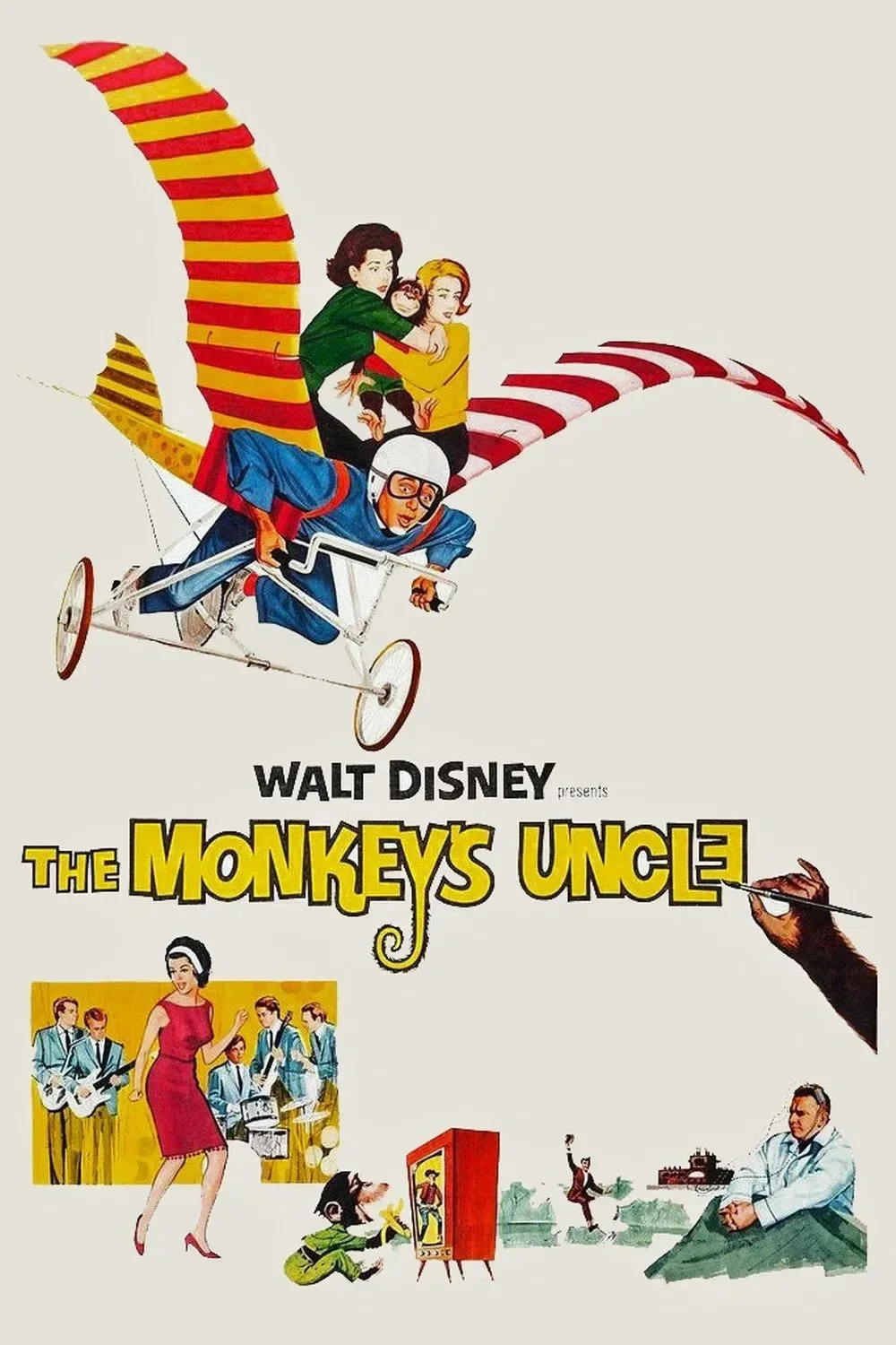Walt Disney The Monkey’s Uncle 1965 Annette Funicello Reproduction Postcard, изображение 4