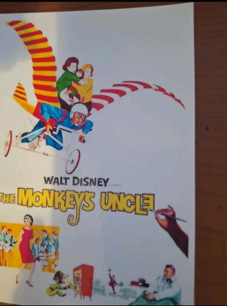 Walt Disney The Monkey’s Uncle 1965 Annette Funicello Reproduction Postcard, изображение 5