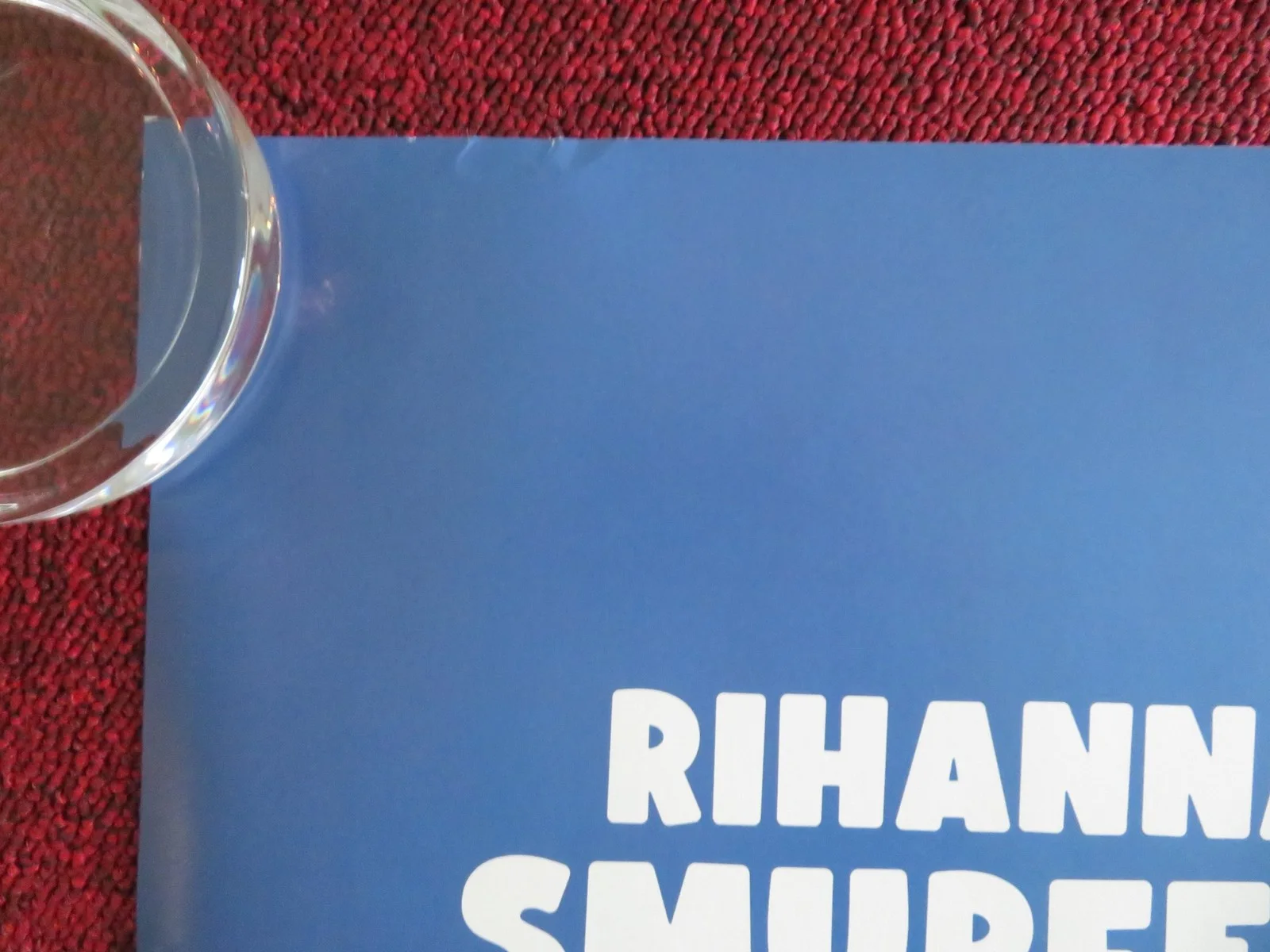 SMURFS UK QUAD ROLLED POSTER RIHANNA JAMES CORDEN NICK OFFERMAN 2025, image 3