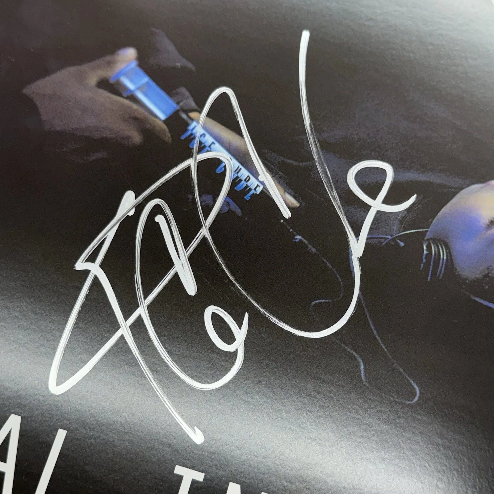🎙️ 🧊 ICE CUBE 🧊 🎙️ Signed VINYL “Lethal injection” Autograph Album PSA COA, image 2