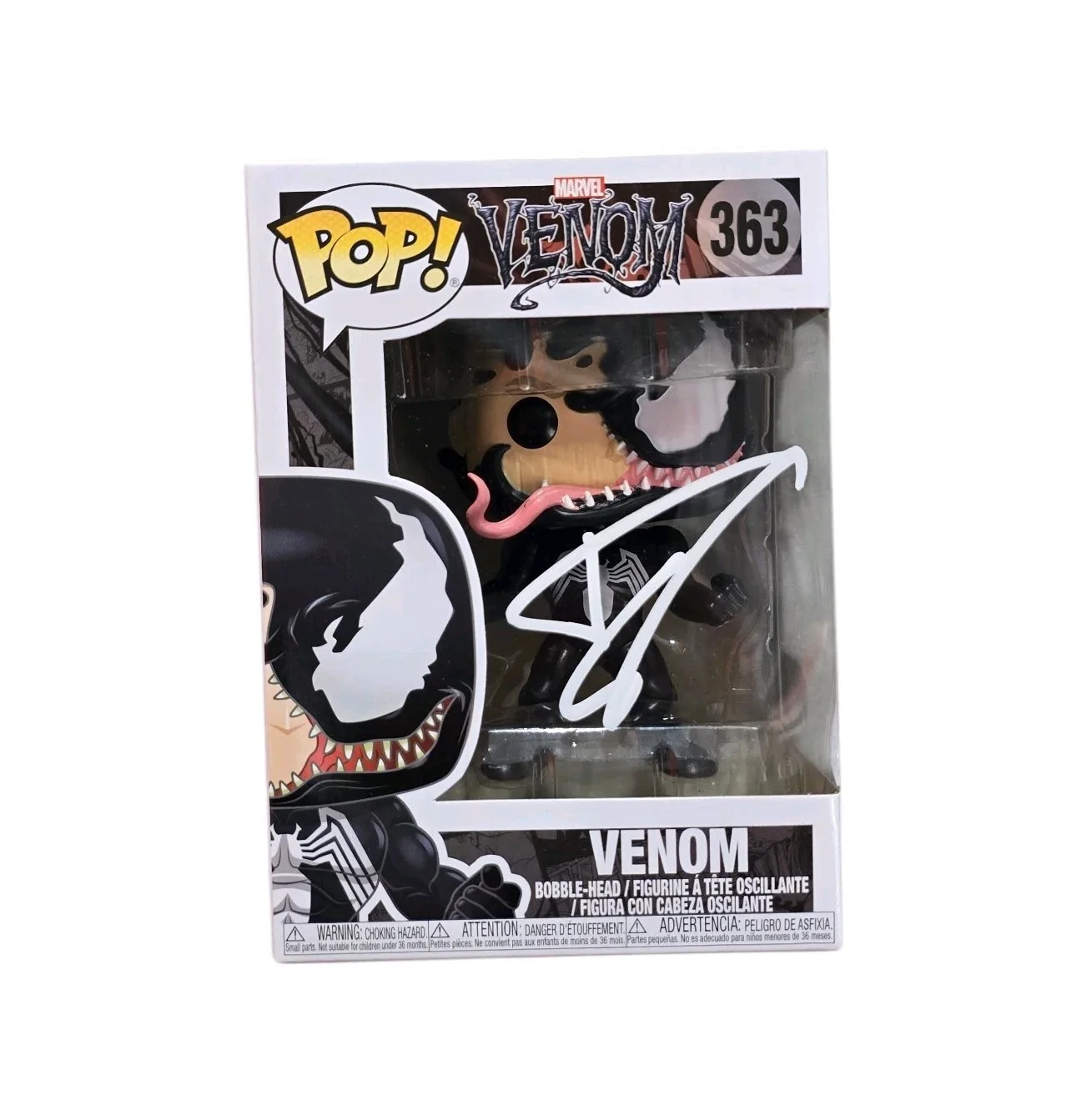 Topher Grace — Topher Grace Signed Venom Funko 363 Spiderman 3 SWAU Authenticated RARE