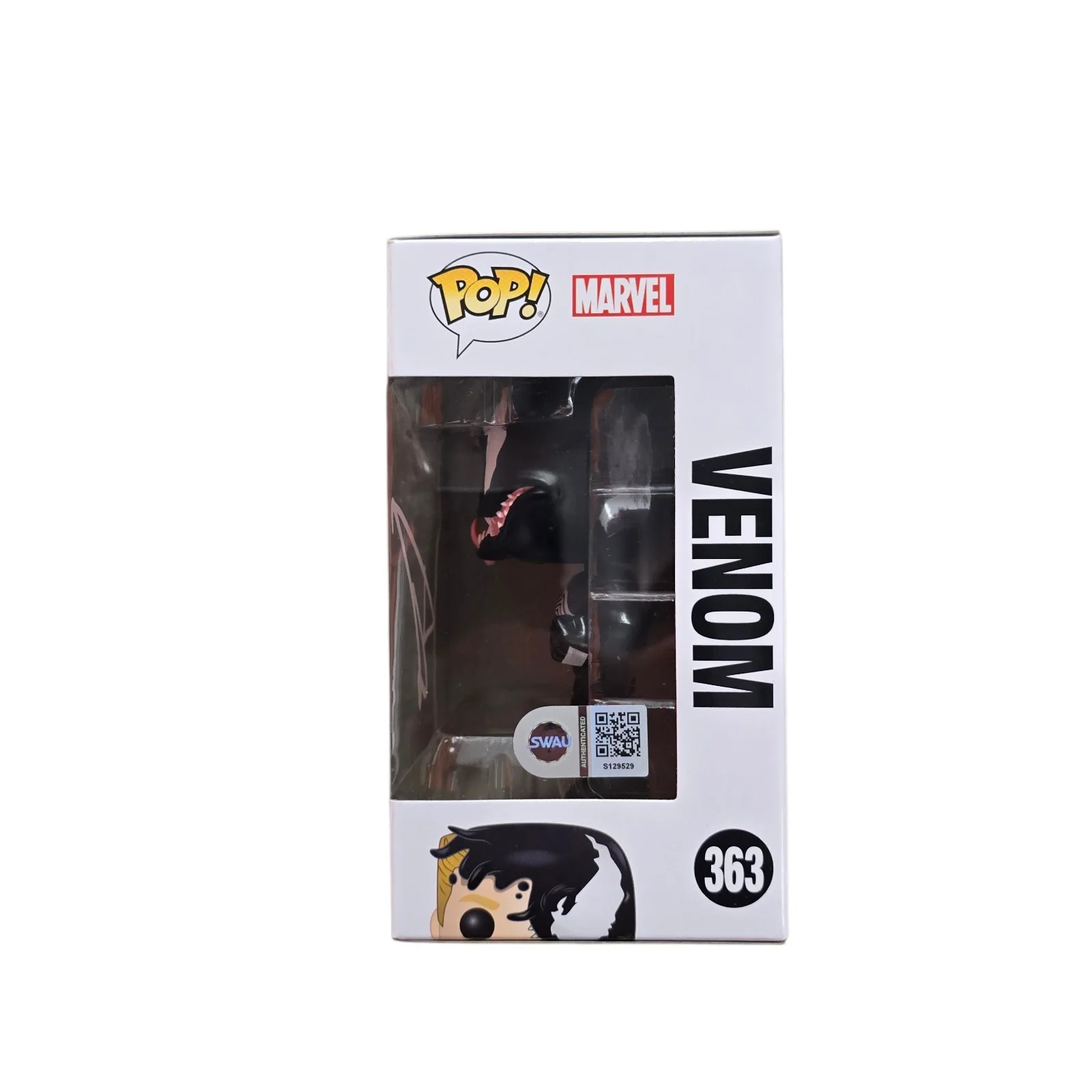 Topher Grace — Topher Grace Signed Venom Funko 363 Spiderman 3 SWAU Authenticated RARE, изображение 2