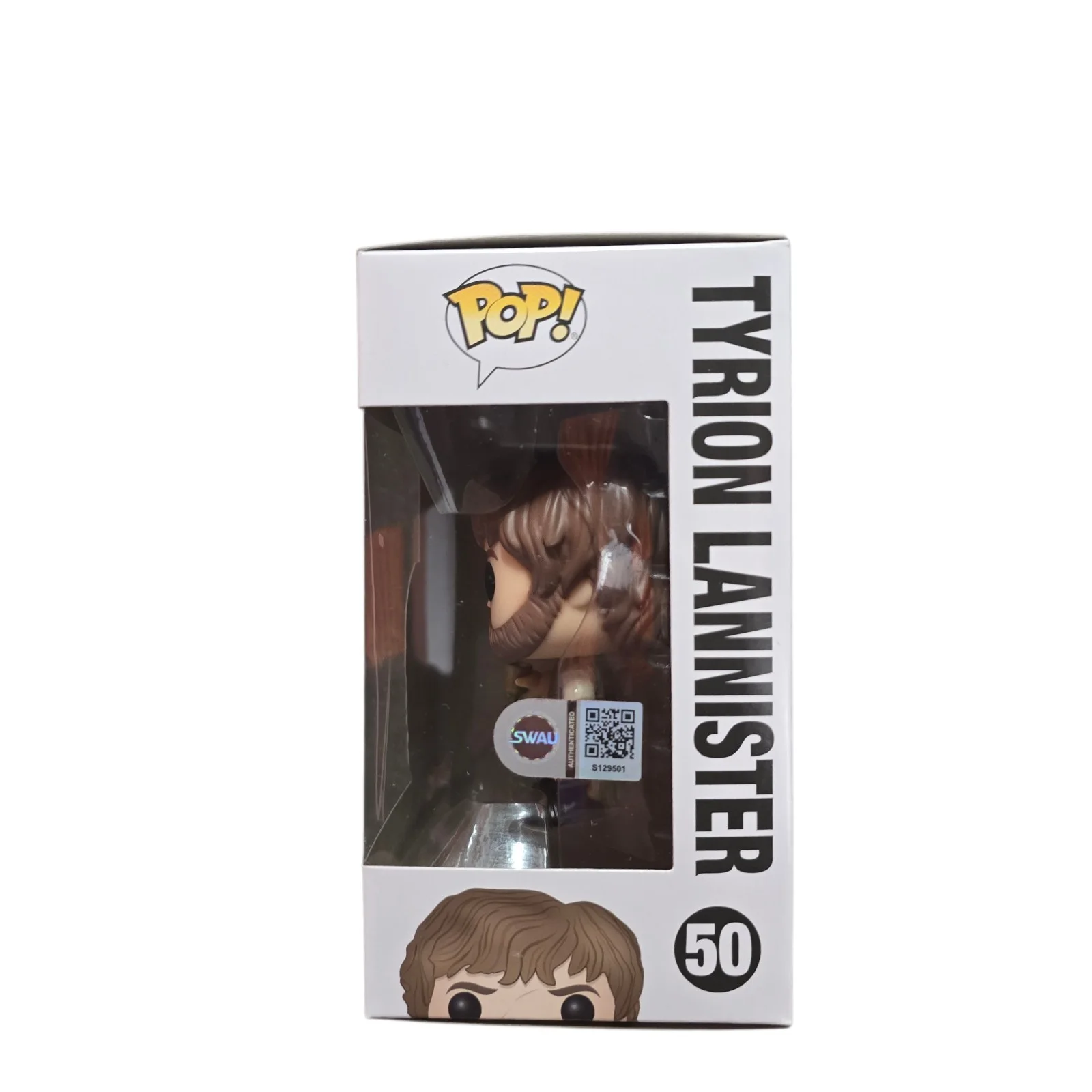 Peter Dinklage — Peter Dinklage Signed Tyrion Lannister Funko 50 Game Of Thrones SWAU COA RARE, изображение 2