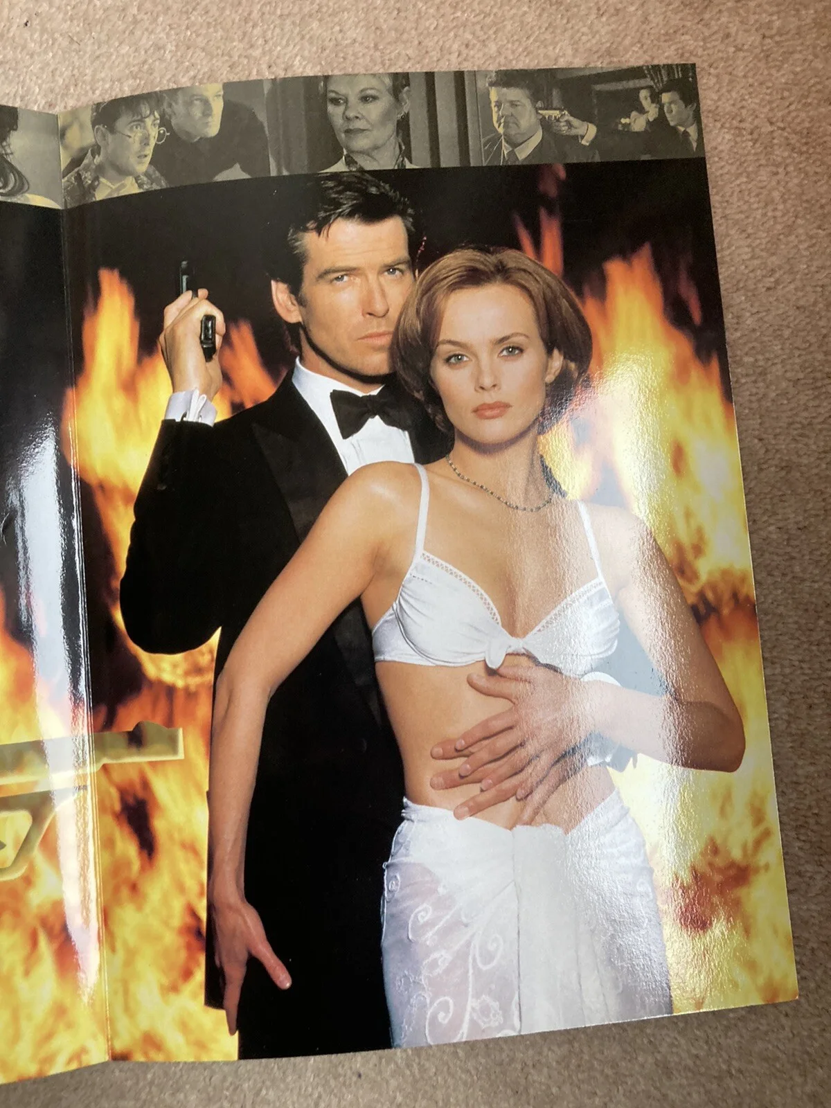 JAMES BOND GOLDENEYE RARE 1995 BRITISH 4 PAGE ADVANCE SCREENING CARD, изображение 5