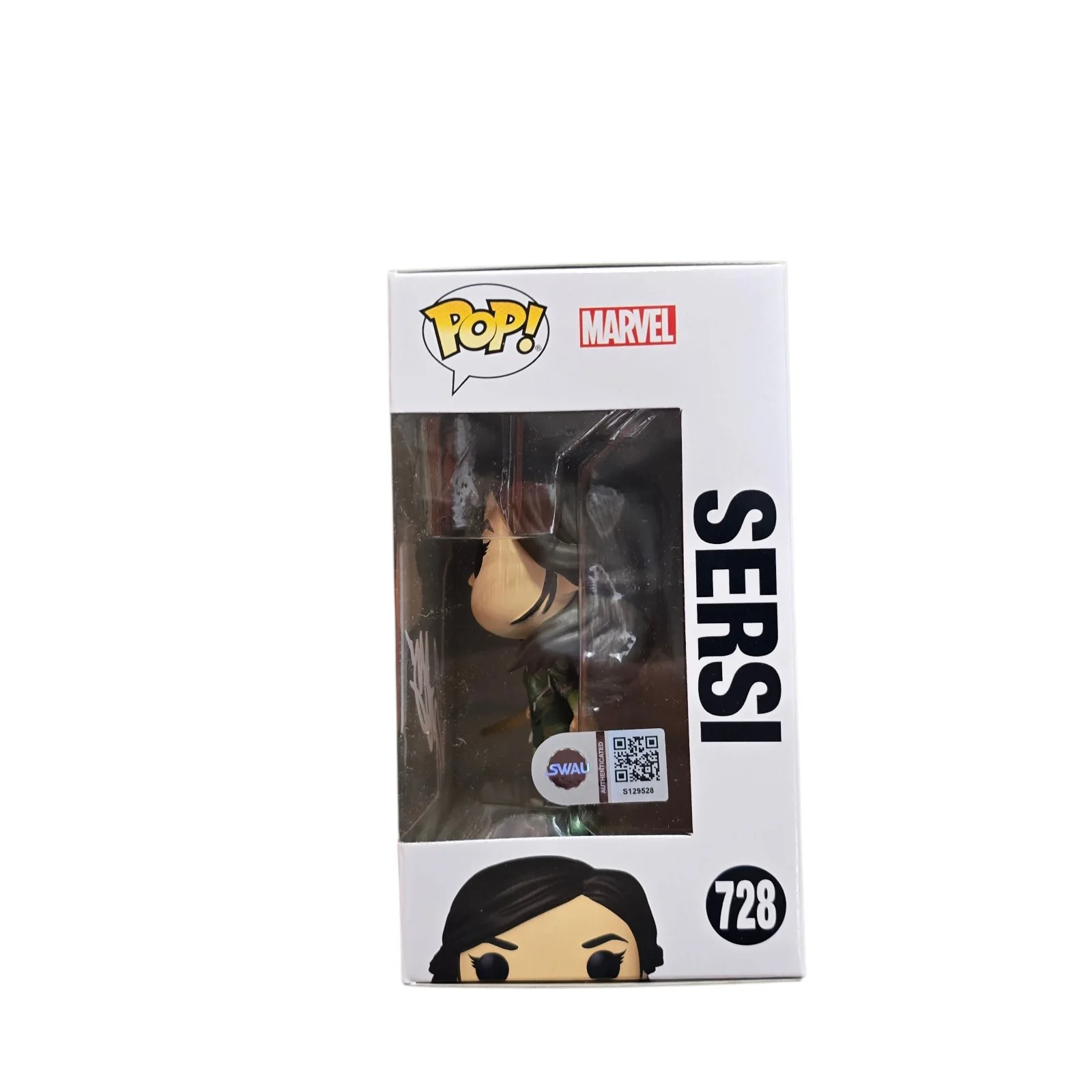 Gemma Chan — Gemma Chan Signed Sersi Funko 728 Marvel Eternals SWAU Authenticated RARE, image 2