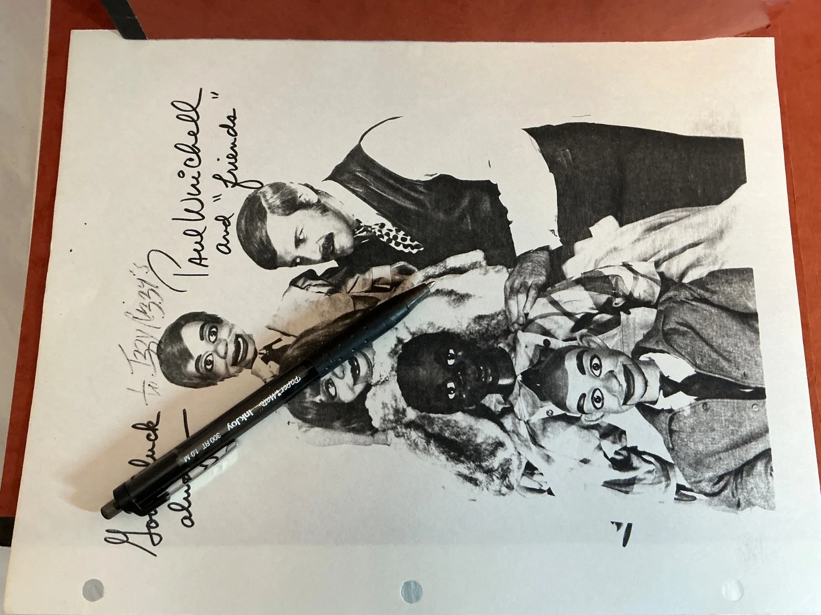 Ventriloquist Paul Winchell Signed AUTOGRAPHED COPY Copy, image 3