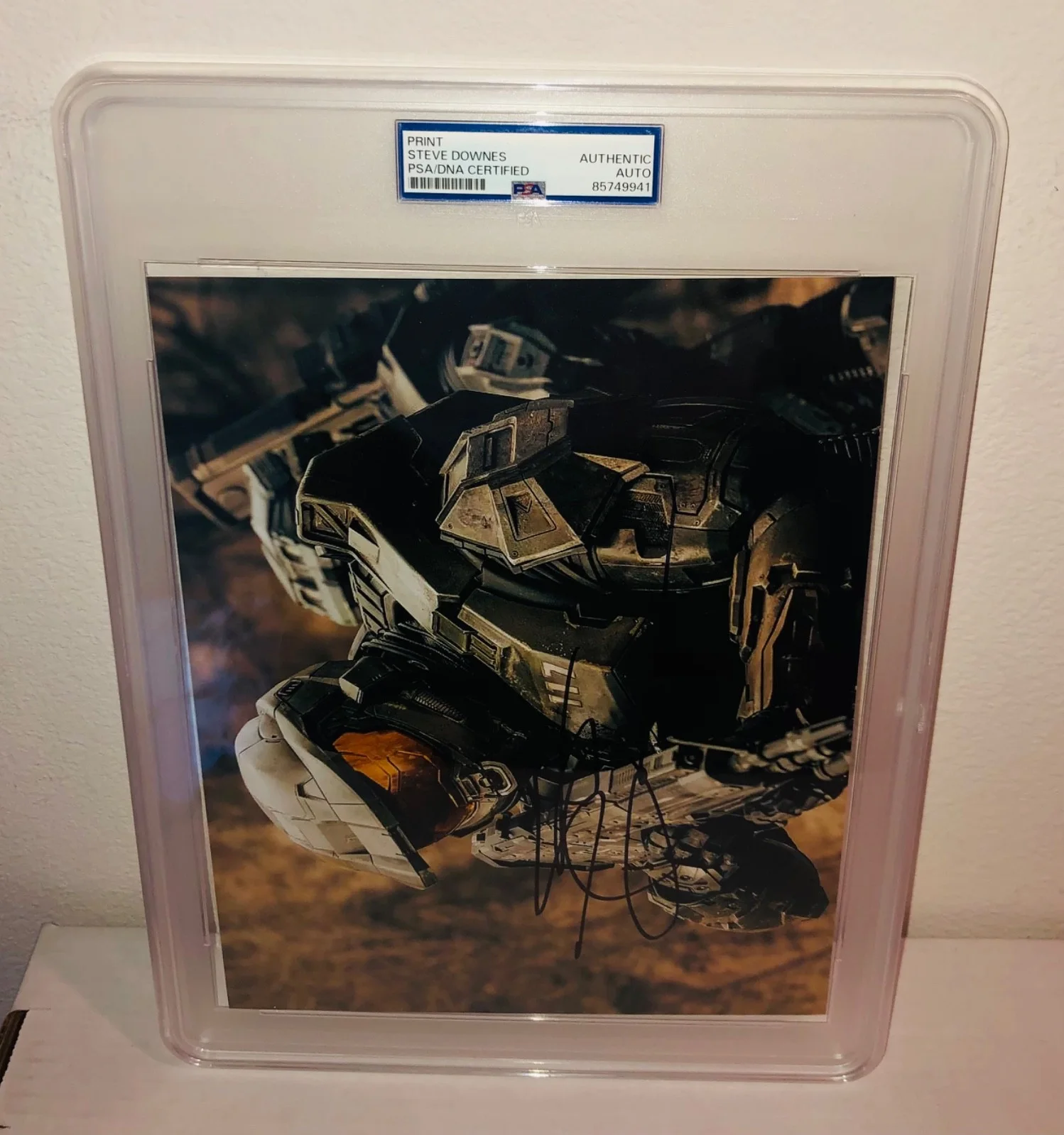 Steve Downes — Steve Downes Master Chief Halo Signed 8x10 Photo PSA Encapsulated RARE, изображение 2