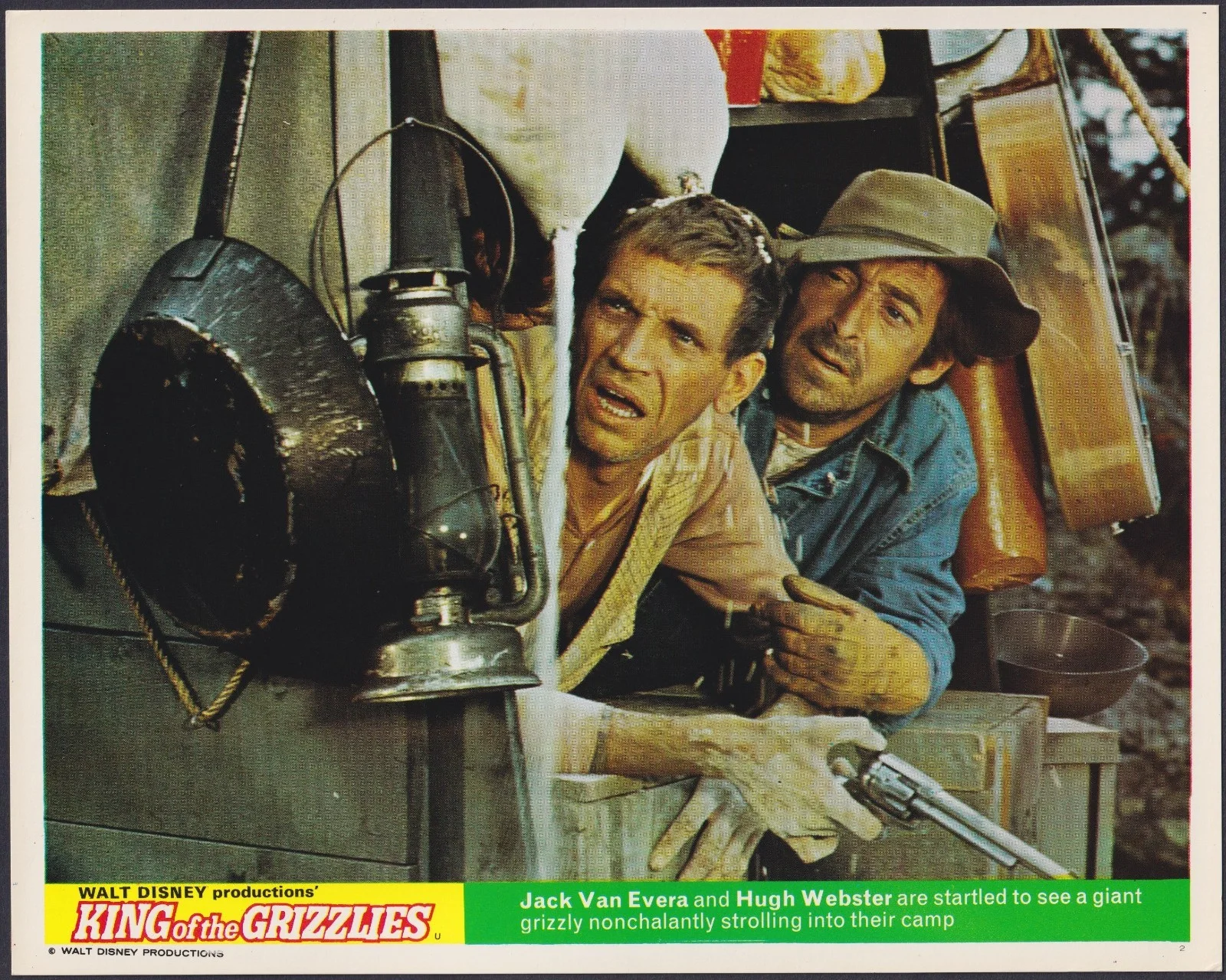King of the Grizzlies 8x ORIGINAL UK FOH Lobby Cards Walt Disney 1970, изображение 5