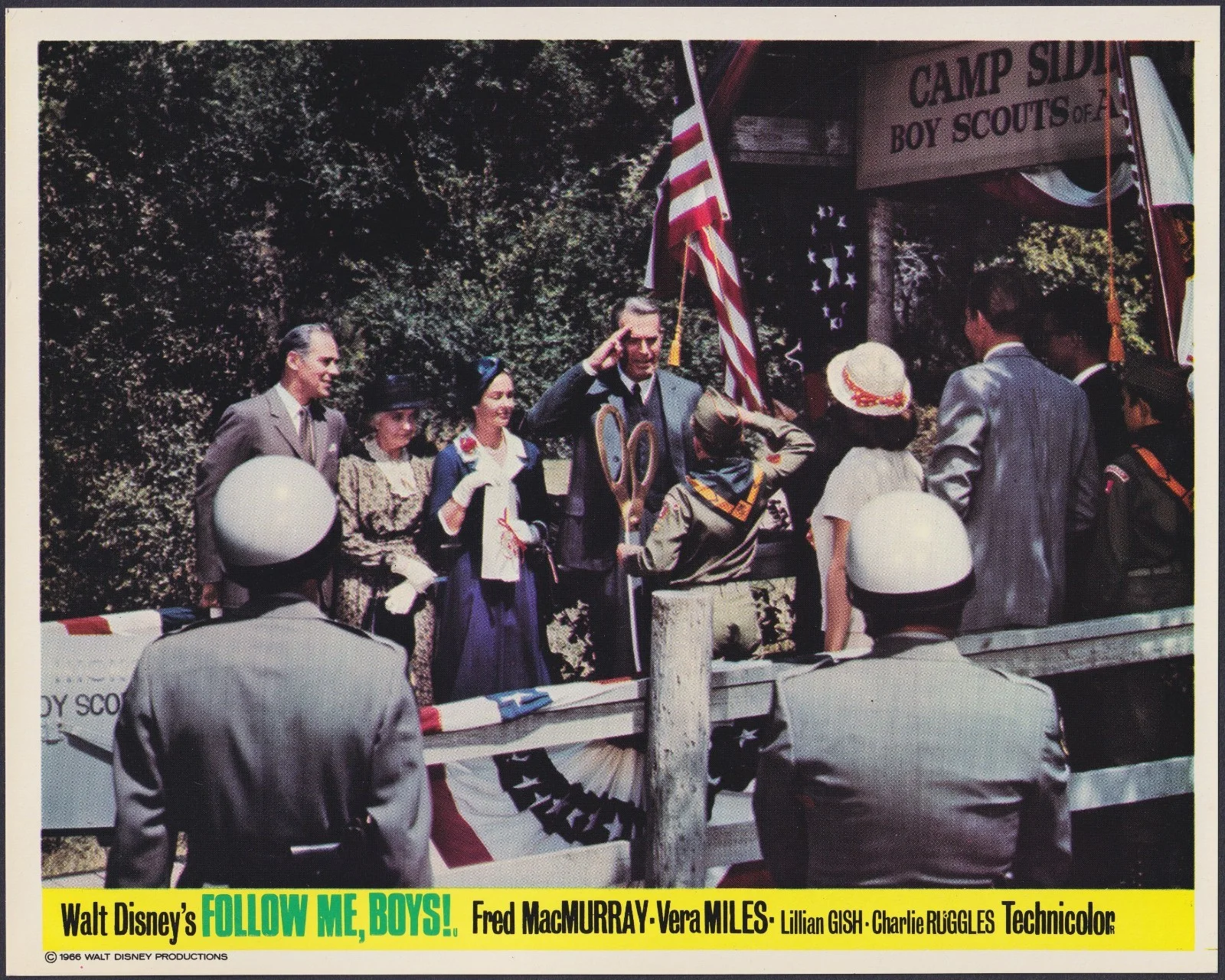 Follow Me Boys 8x ORIGINAL UK FOH Lobby Cards Walt Disney Fred MacMurray 1966, изображение 3