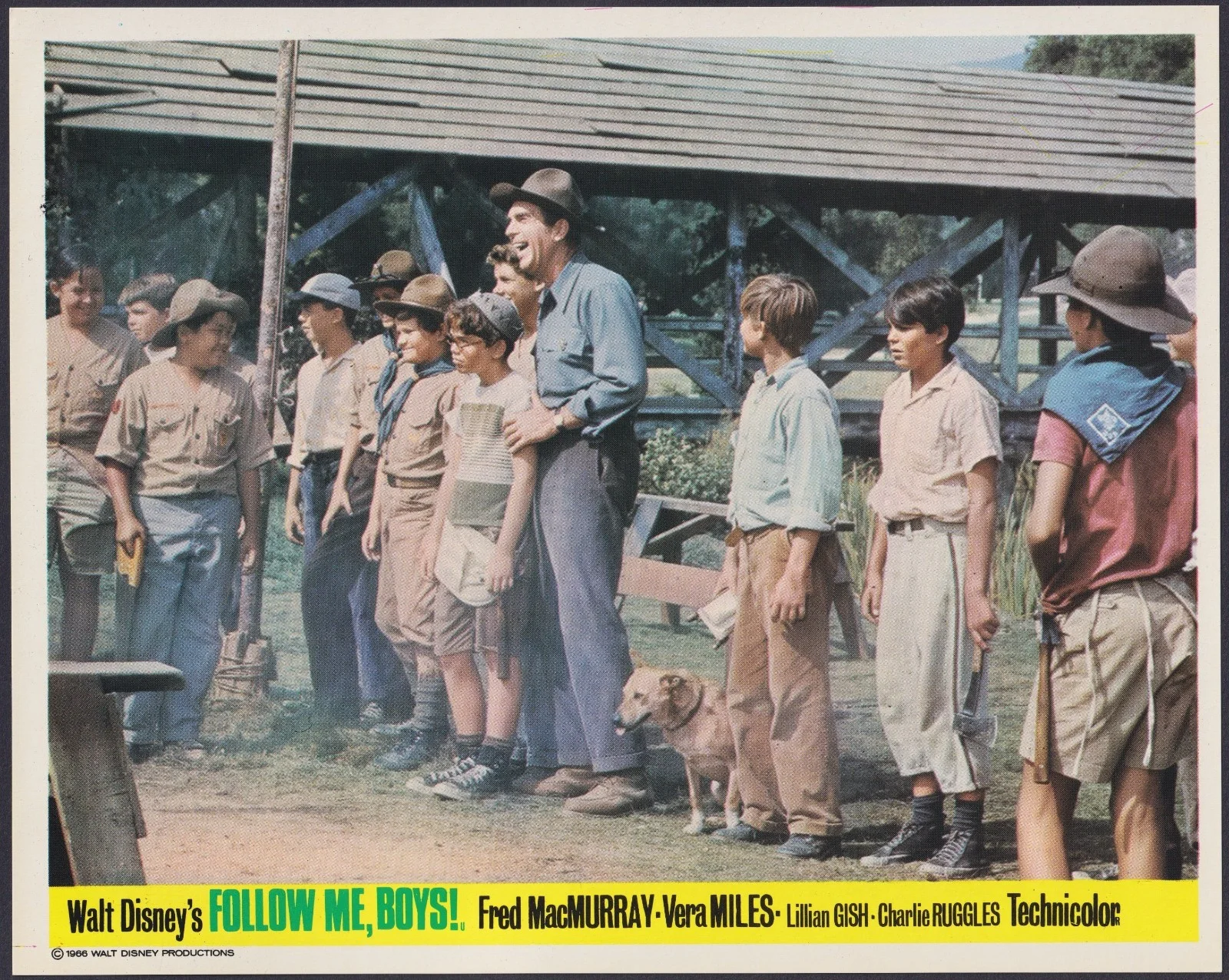 Follow Me Boys 8x ORIGINAL UK FOH Lobby Cards Walt Disney Fred MacMurray 1966, изображение 5