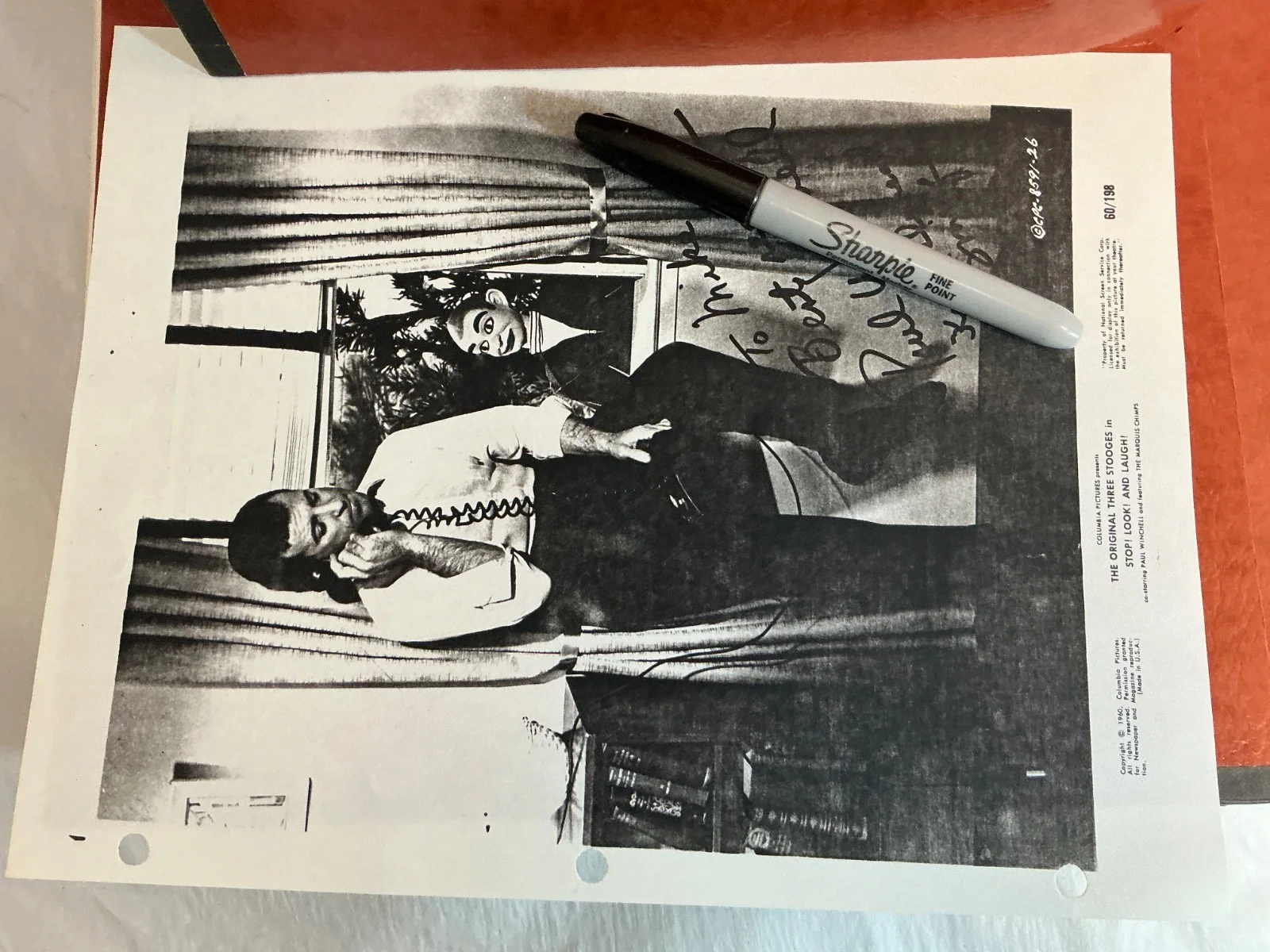 Ventriloquist Paul Winchell Signed AUTOGRAPHED COPY, image 2