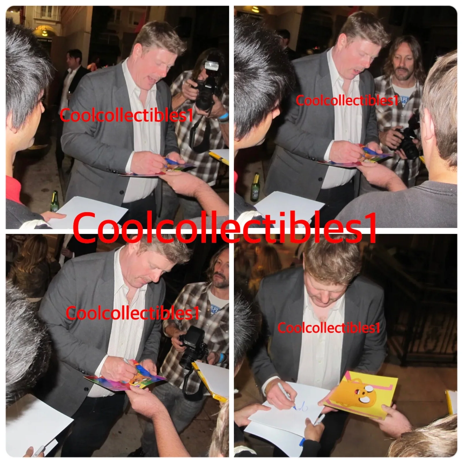 JOHN DIMAGGIO — JOHN DIMAGGIO "GRAVITY FALLS MANLY DAN" IN PERSON SIGNED 8X10 PHOTO COA (PROOF), image 2