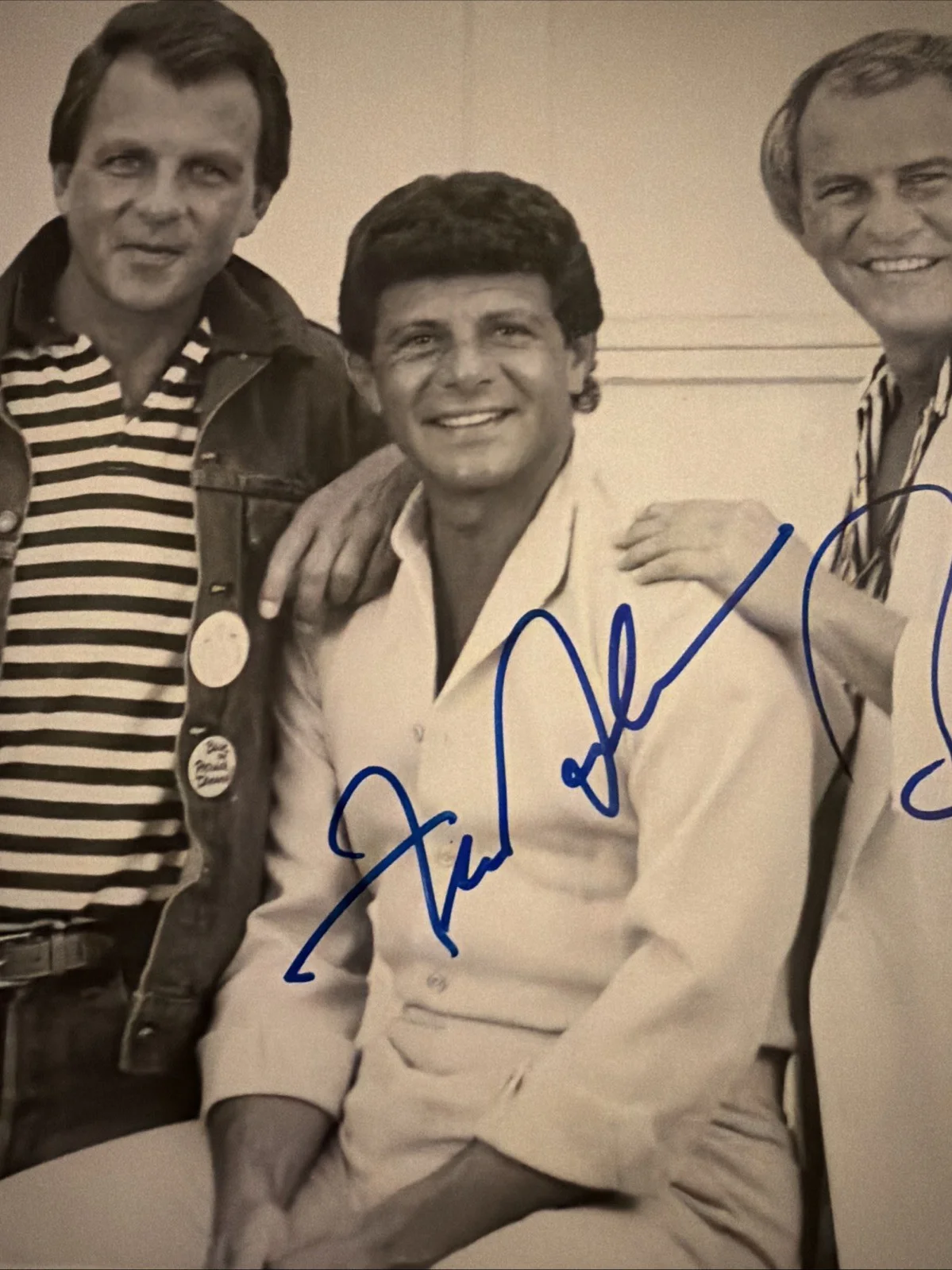 Fabian Frankie Avalon Bobby Rydell Signed Photo – Golden Boys of Bandstand, изображение 3