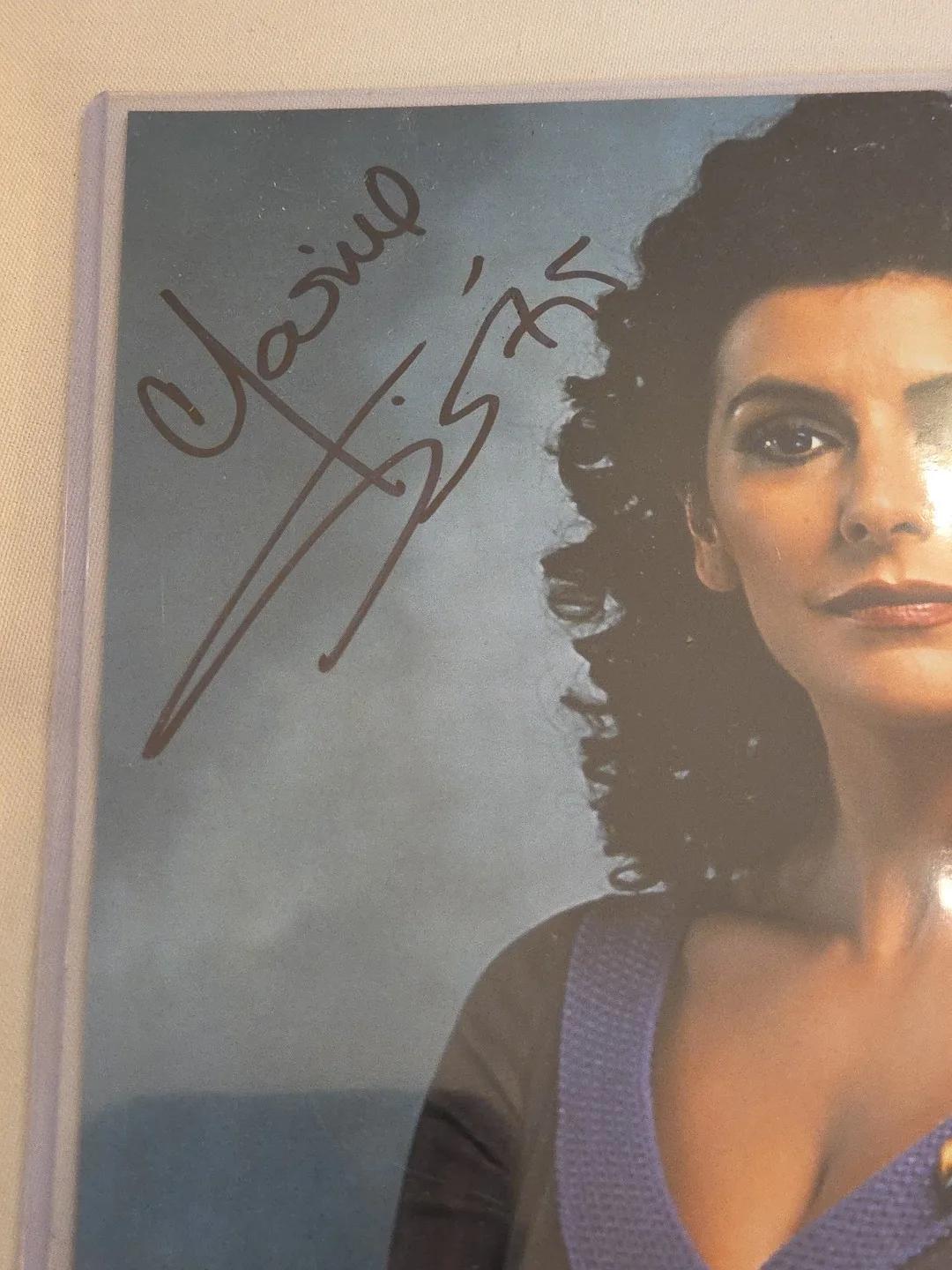 Marina Sirtis — Marina Sirtis Deanna Troi Star Trek Next Generation Signed 8x10 Photo, image 3