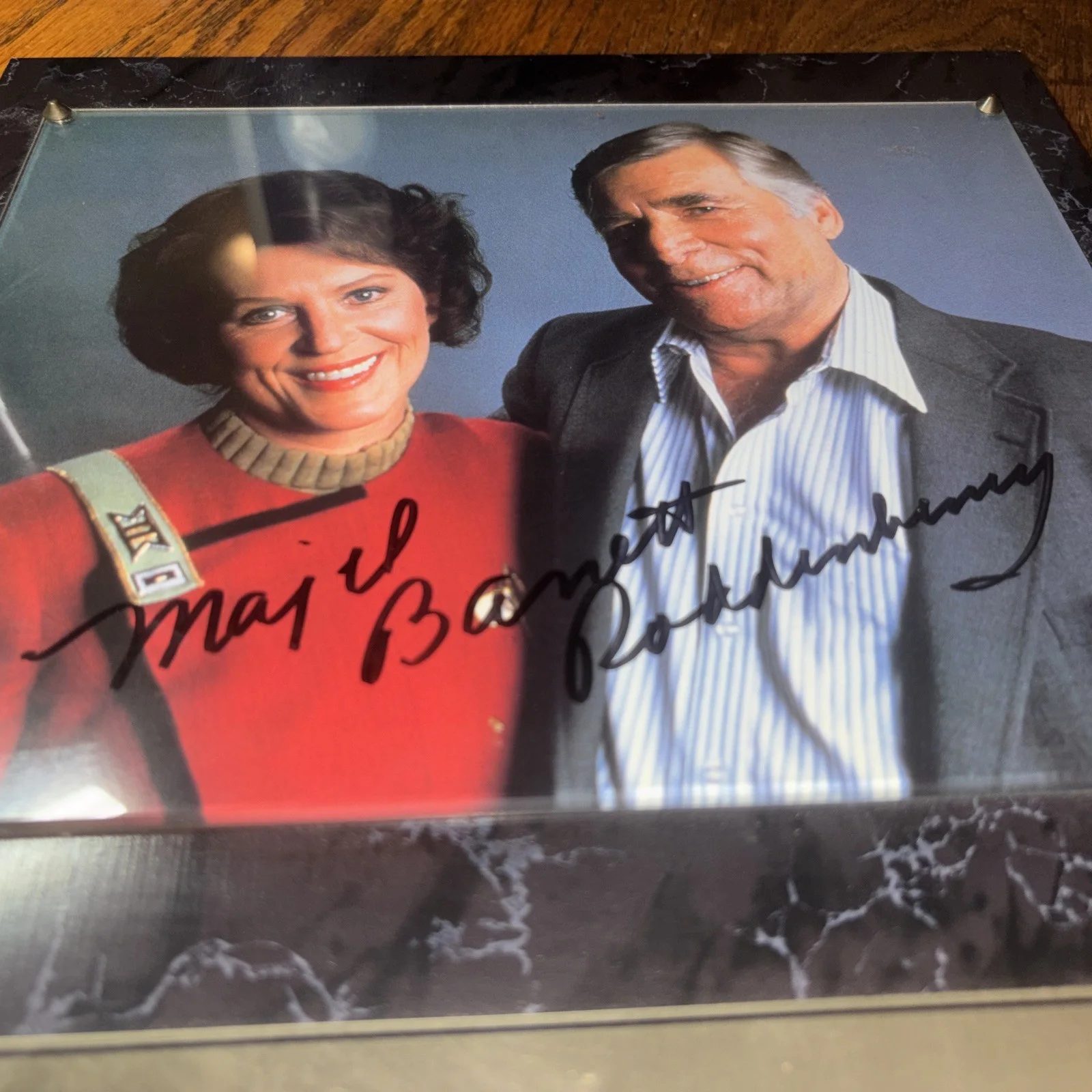 Star Trek Gene & Majel Roddenberry Legacy autographed photo #942/2500 COA, изображение 4
