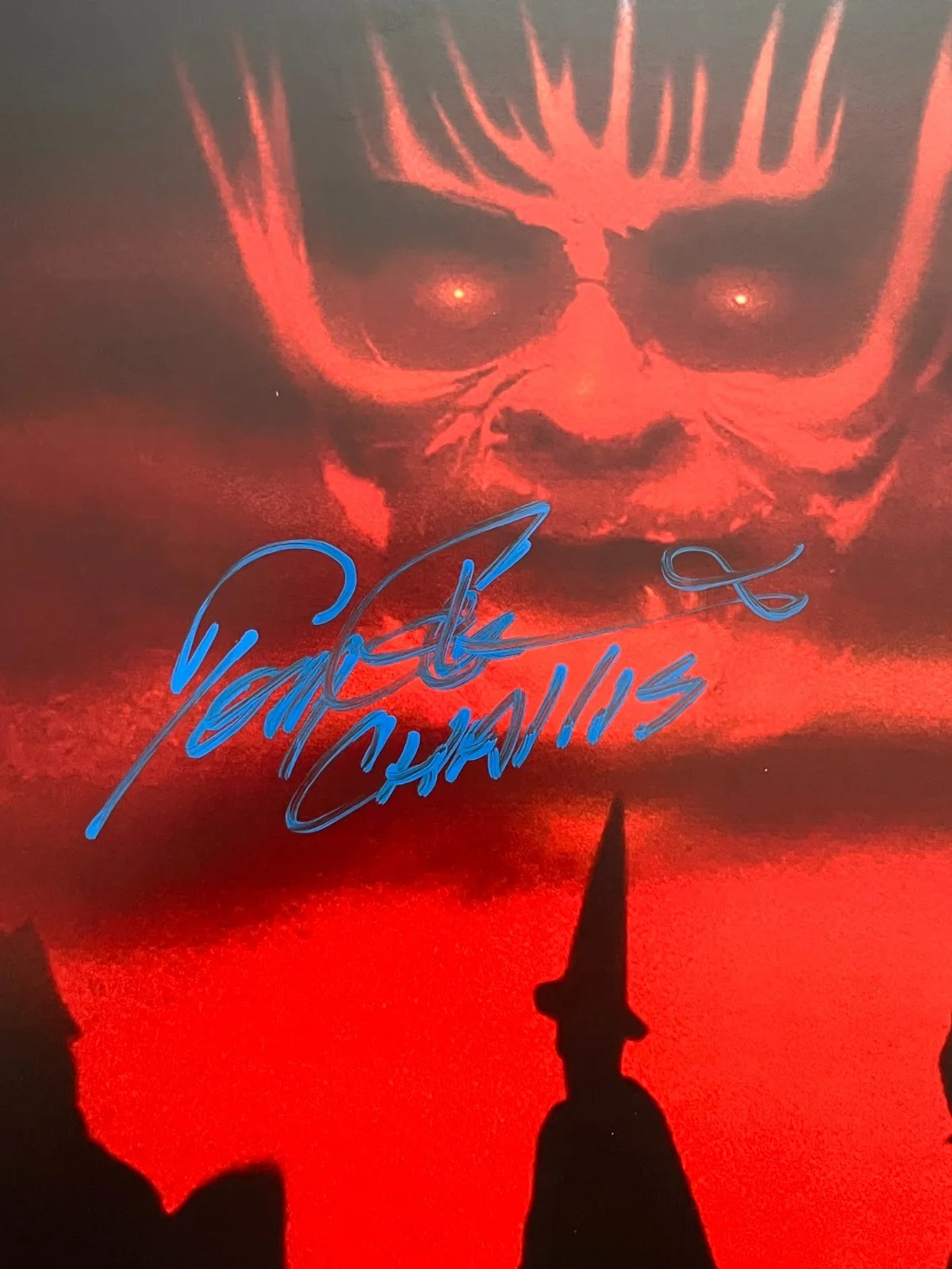 Tom Atkins — Tom Atkins Autograph Signed HALLOWEEN 3 - 11x17 Movie Framed Display - JSA COA, изображение 2