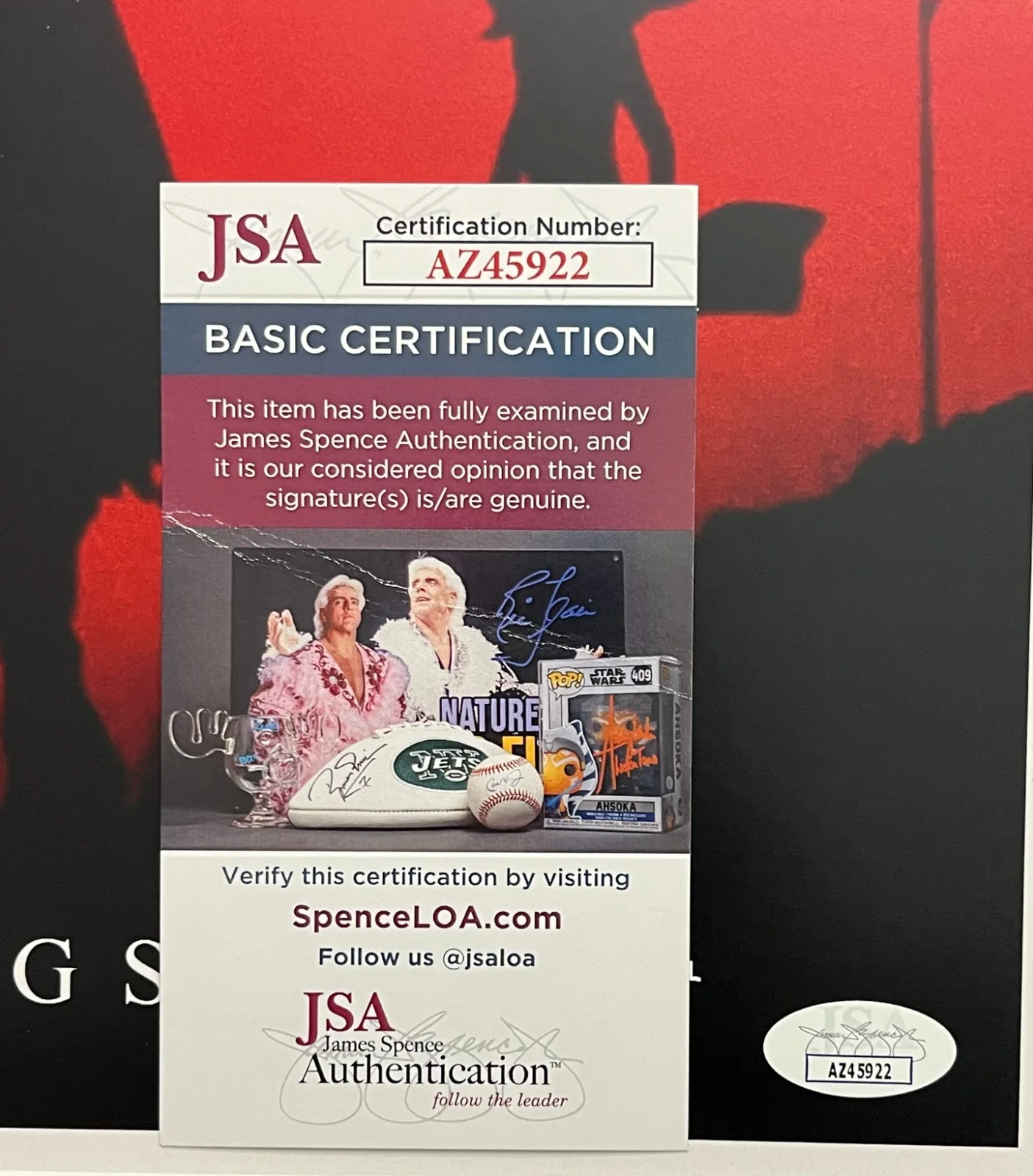 Tom Atkins — Tom Atkins Autograph Signed HALLOWEEN 3 - 11x17 Movie Framed Display - JSA COA, изображение 3