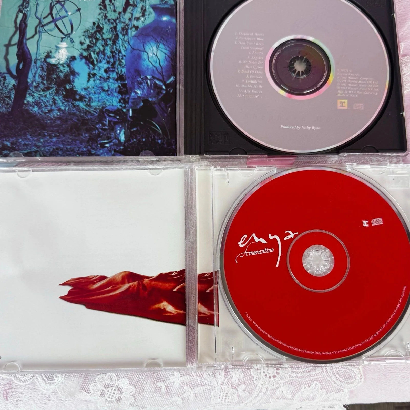 Enya CD Lot Amarantine and Shepherd Moons Original Albums 90s New Age Celtic, изображение 2