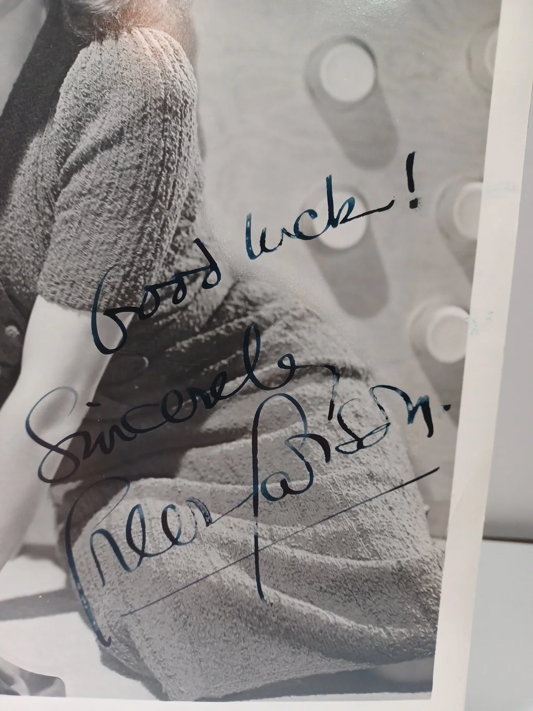 VTG British & American Actress Greer Garson Autographed ORG Photo 8 x 10 JRR44, изображение 2