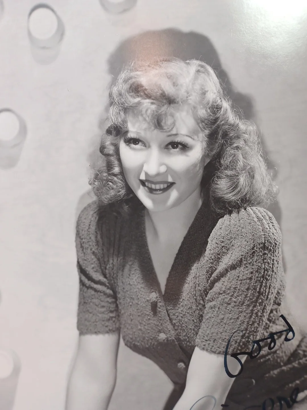 VTG British & American Actress Greer Garson Autographed ORG Photo 8 x 10 JRR44, изображение 3
