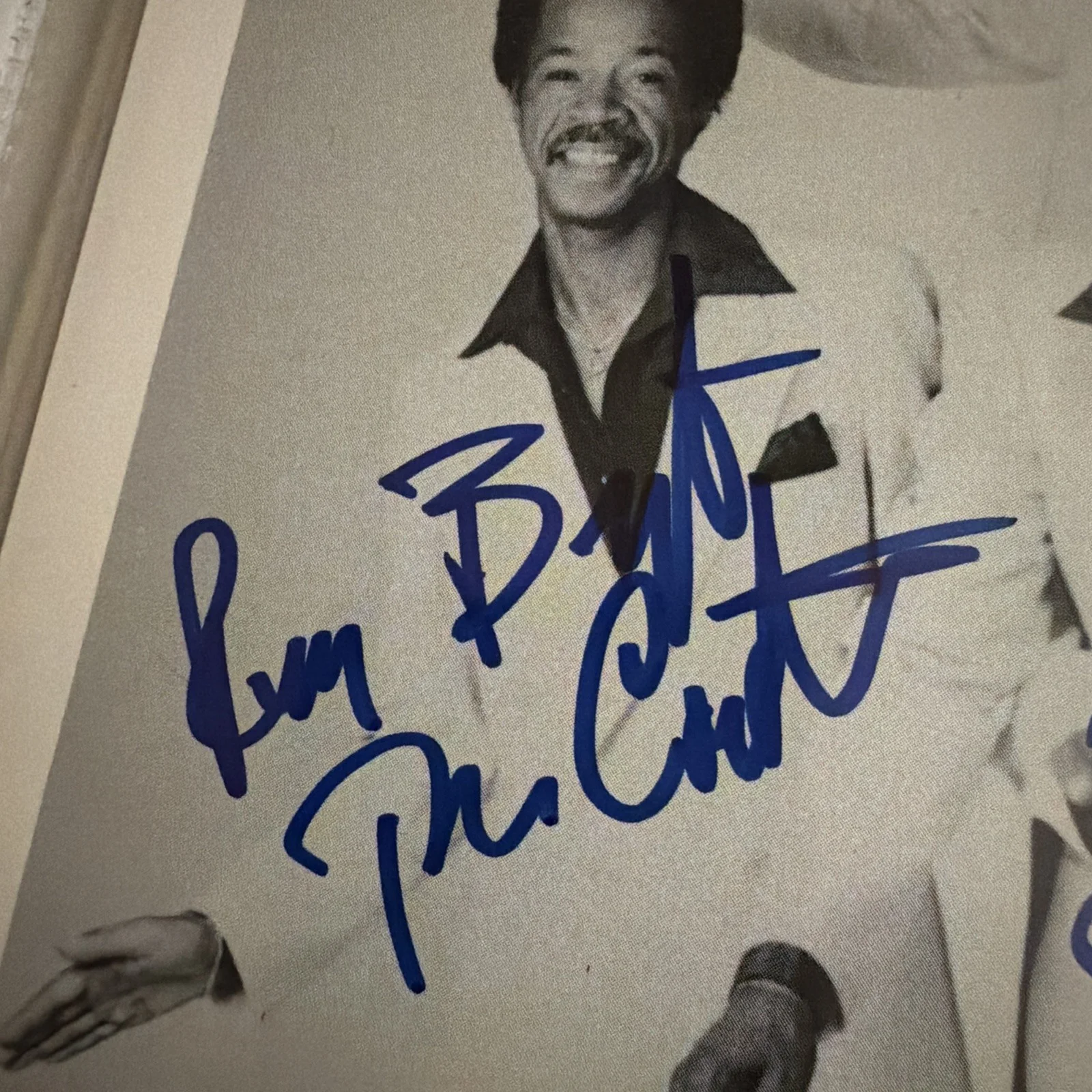 Carl Gardner & The Coasters Signed Photo Multi-Autograph 1992, image 3