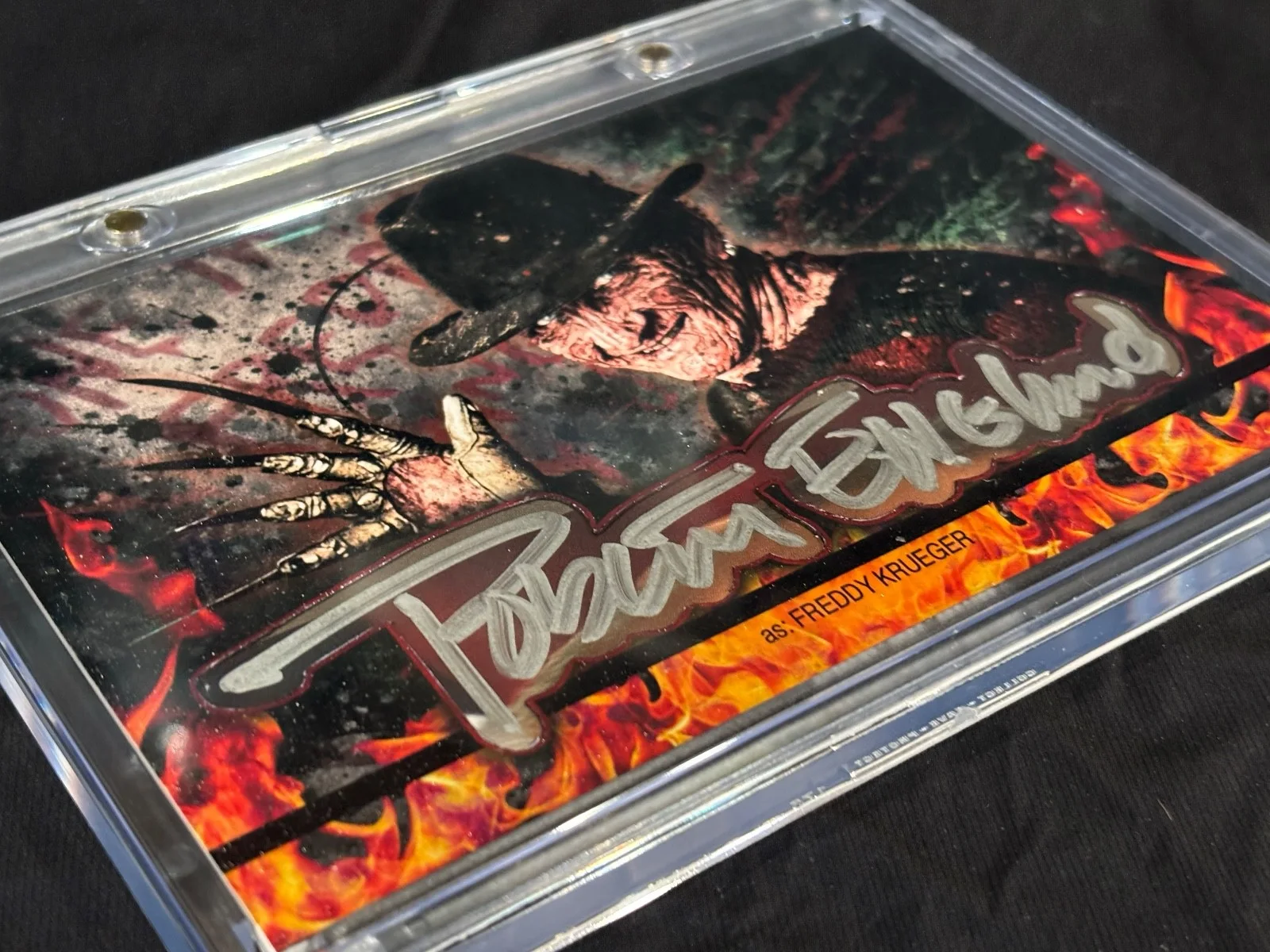 Robert Englund — Robert Englund Freddy Krueger Autograph Cut Signature Horror 3.5x5.5 1/1, изображение 3