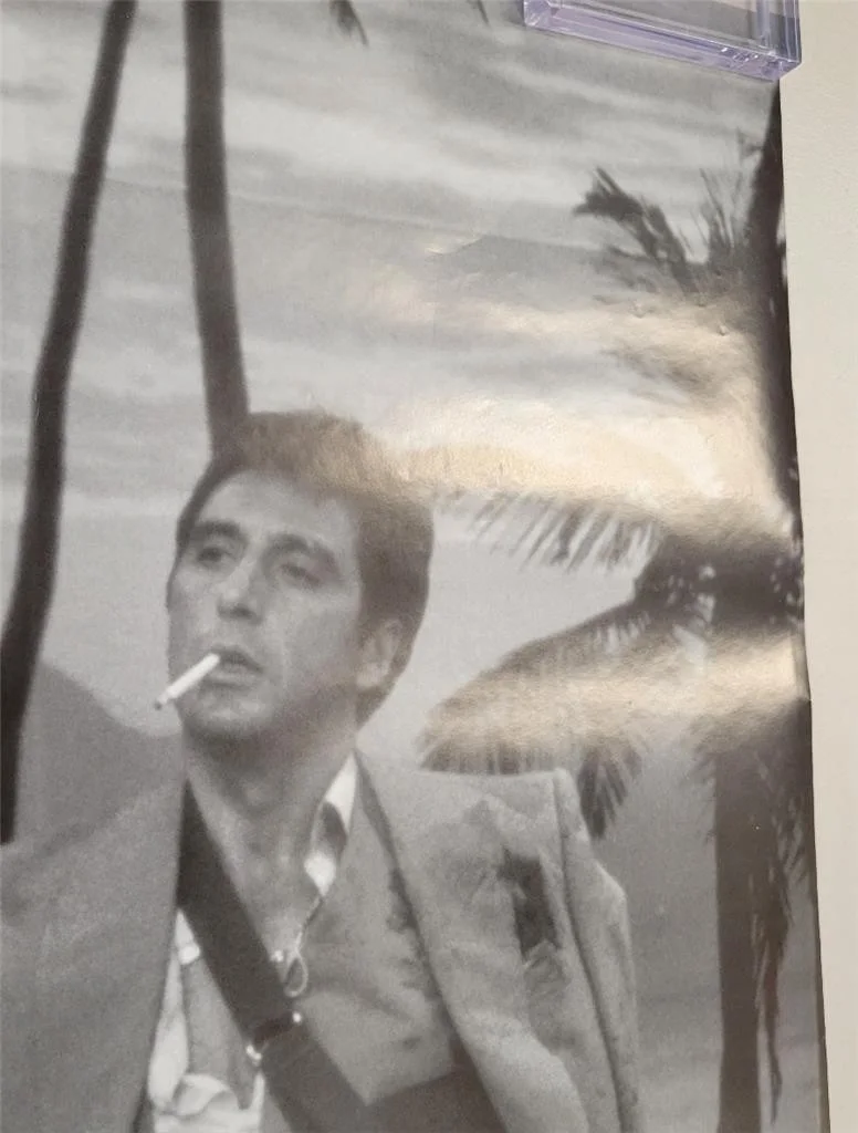 Al Pacino — Al Pacino signed Scarface 22.5x34.5 poster autograph Tony Montana ~ Beckett BAS, изображение 3
