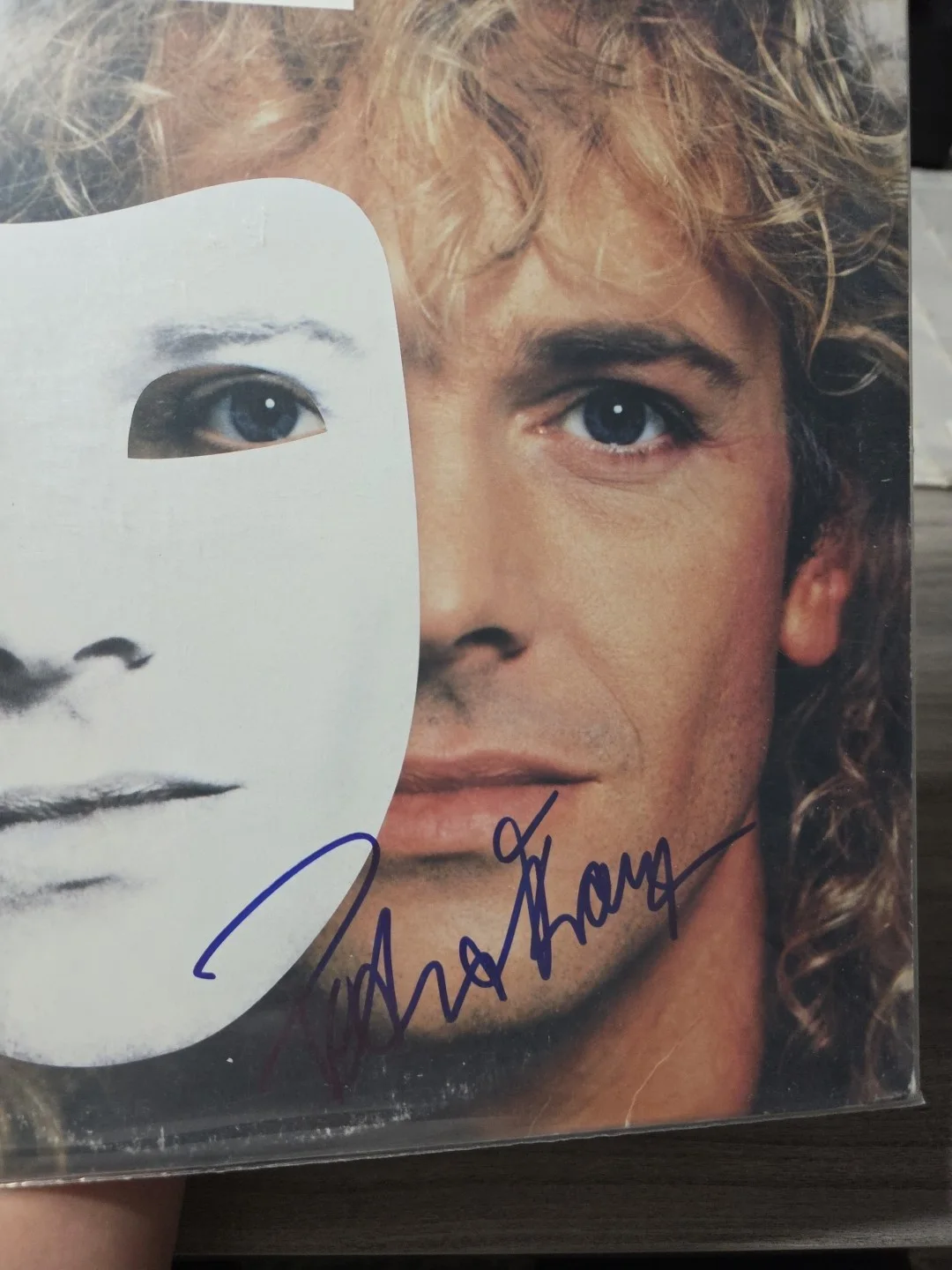 Peter Frampton Autographed "Premonition" 1986 Promo Vinyl LP PSA/DNA COA Y67093, image 2