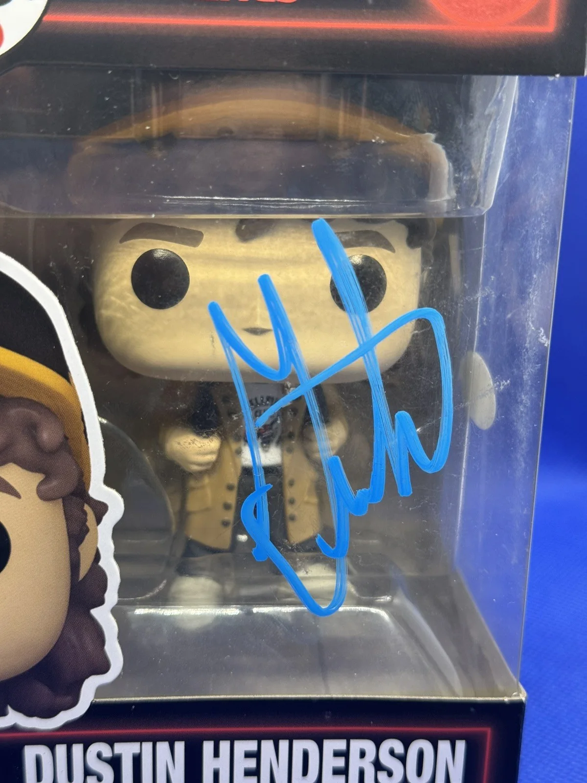 GATEN MATARAZZO SIGNED AUTOGRAPHED STRANGER THINGS DUSTIN FUNKO POP 1781 JSA COA, изображение 3