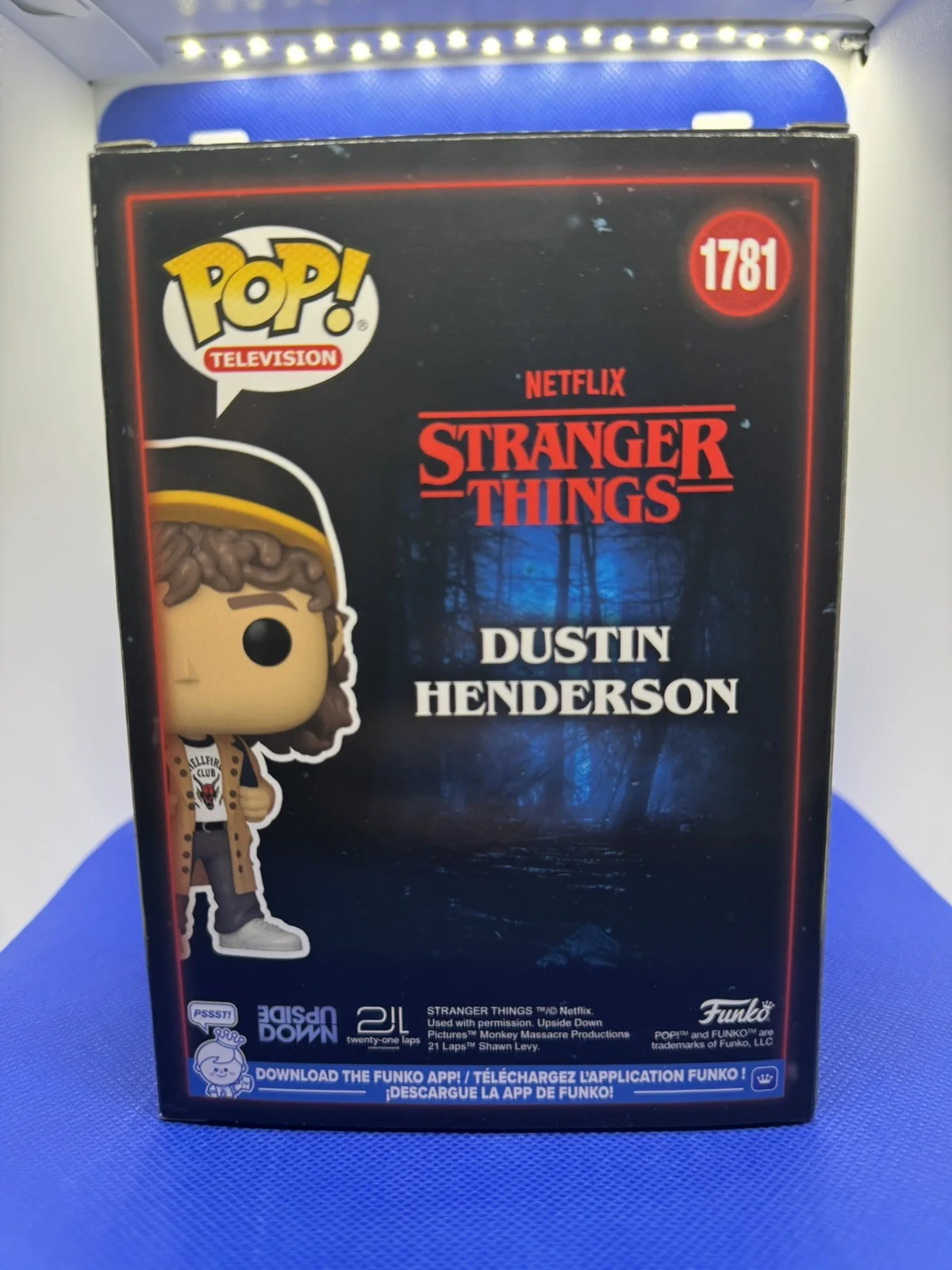 GATEN MATARAZZO SIGNED AUTOGRAPHED STRANGER THINGS DUSTIN FUNKO POP 1781 JSA COA, image 3