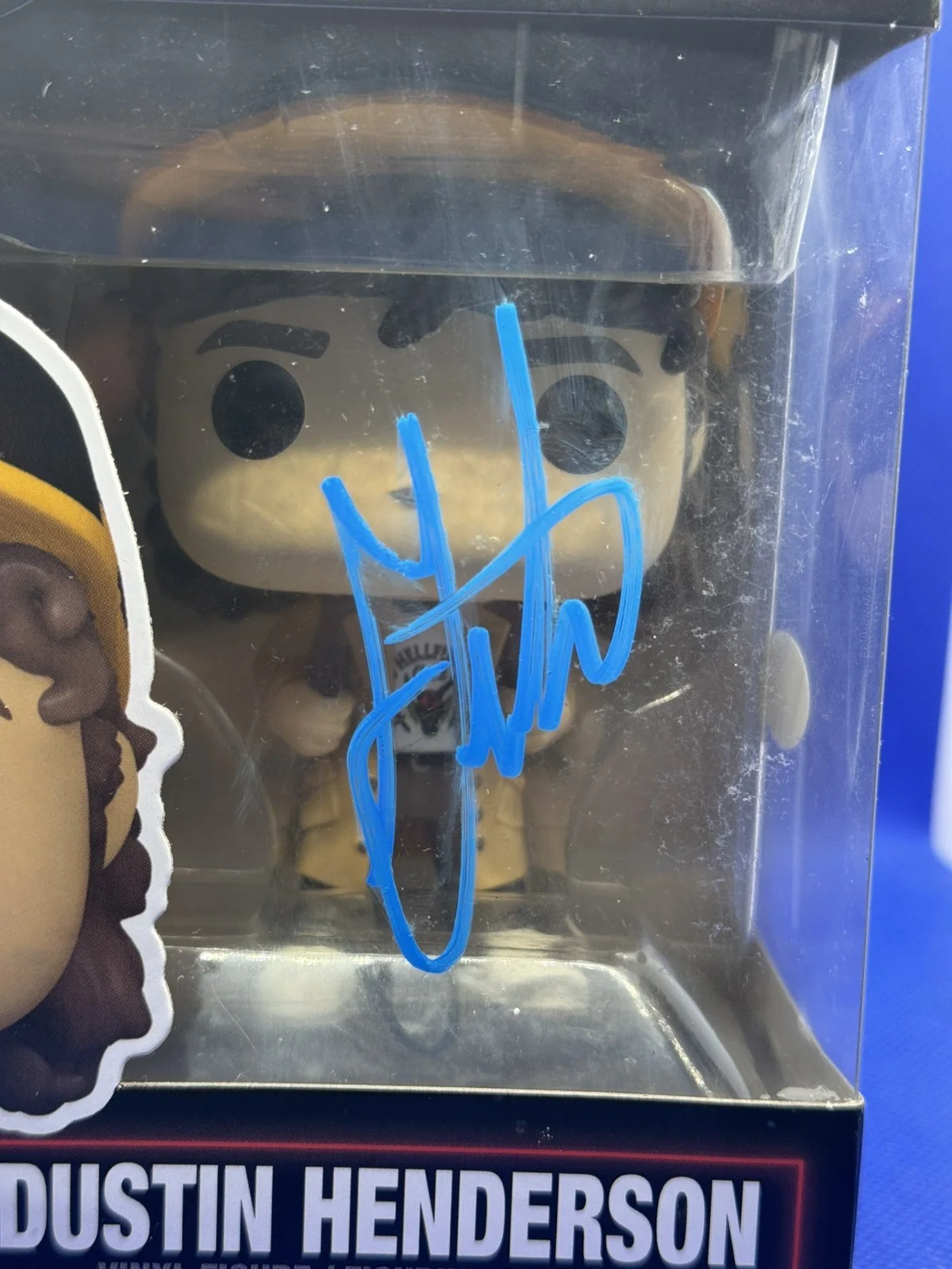 GATEN MATARAZZO SIGNED AUTOGRAPHED STRANGER THINGS DUSTIN FUNKO POP 1781 JSA COA, image 4