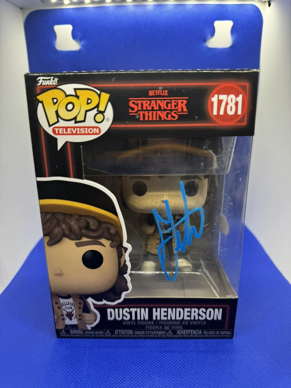 GATEN MATARAZZO SIGNED AUTOGRAPHED STRANGER THINGS DUSTIN FUNKO POP 1781 JSA COA, image 5