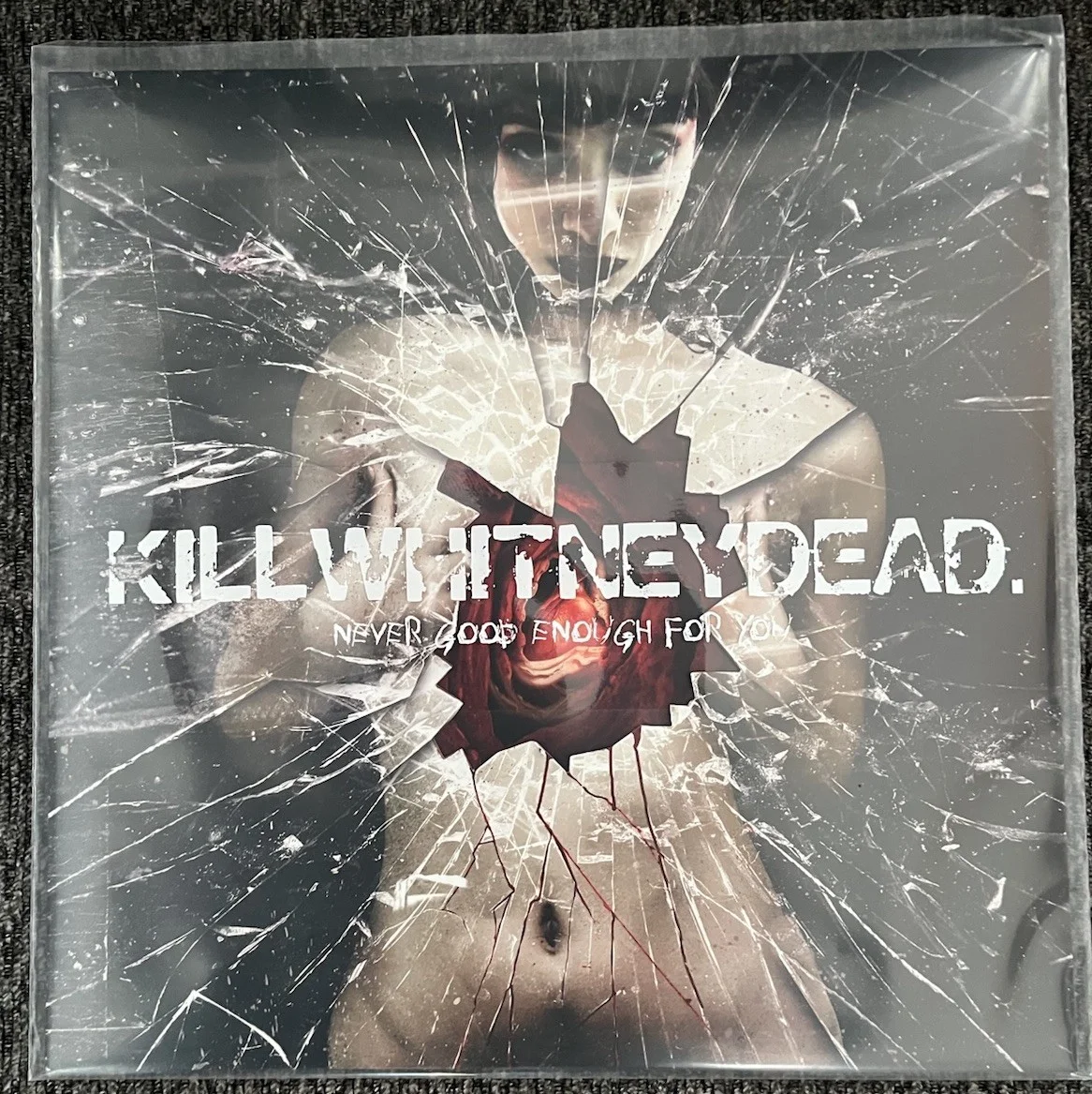 RARE KILLWHITNEYDEAD NEVER GOOD ENOUGH VINYL CD SIGNED SUFFER MY WRATH & MORE, image 4