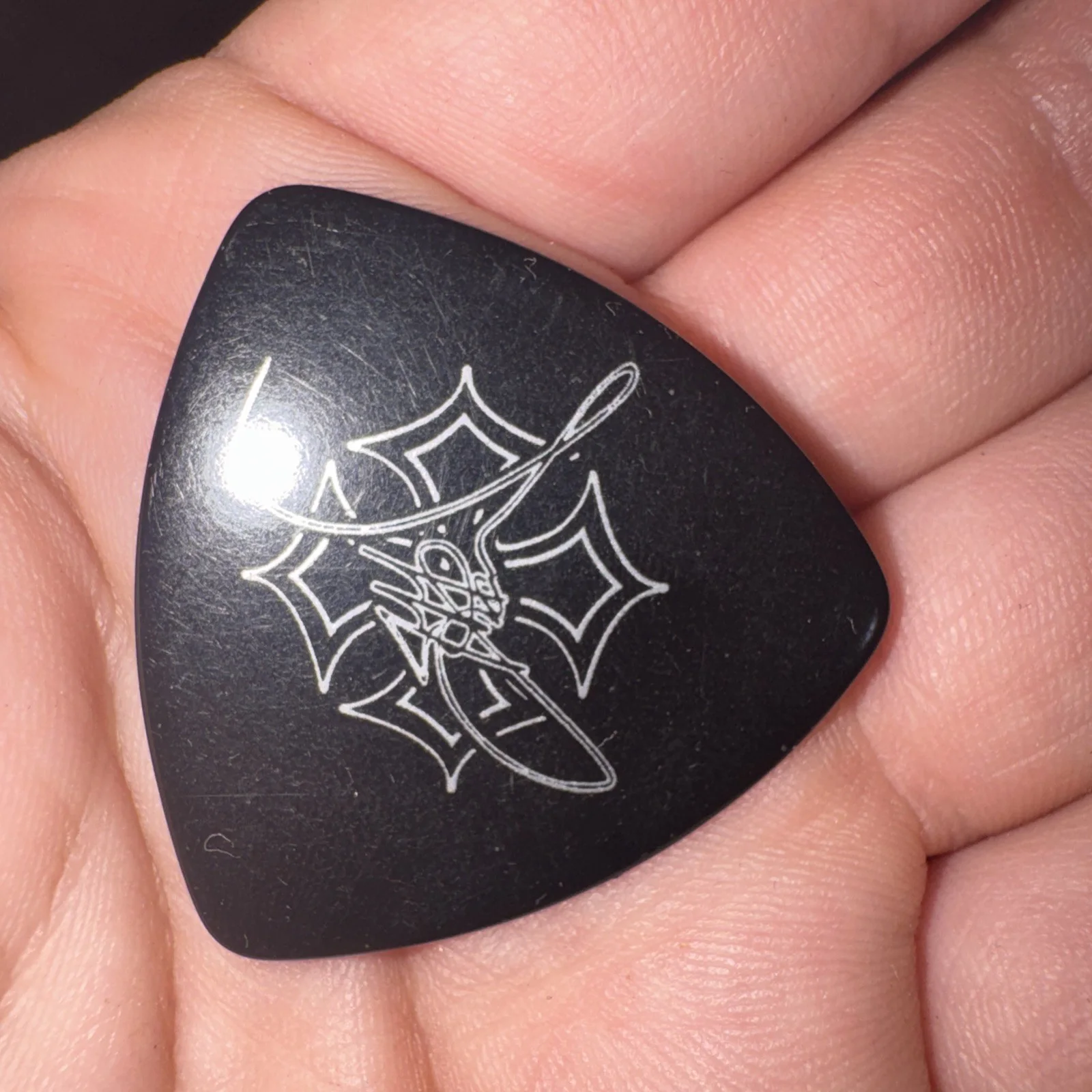 CINDERELLA GUITAR PICK FROM JEFF LABAR 2006 20 YEARS ROCK TOUR, image 2