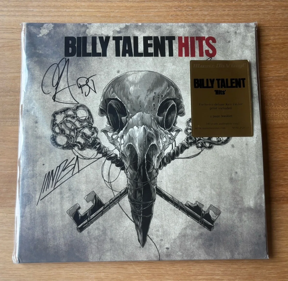 Billy Talent Hits Album Autographed Vinyl Album Ben Ian Jonathan 3x Signed, изображение 2