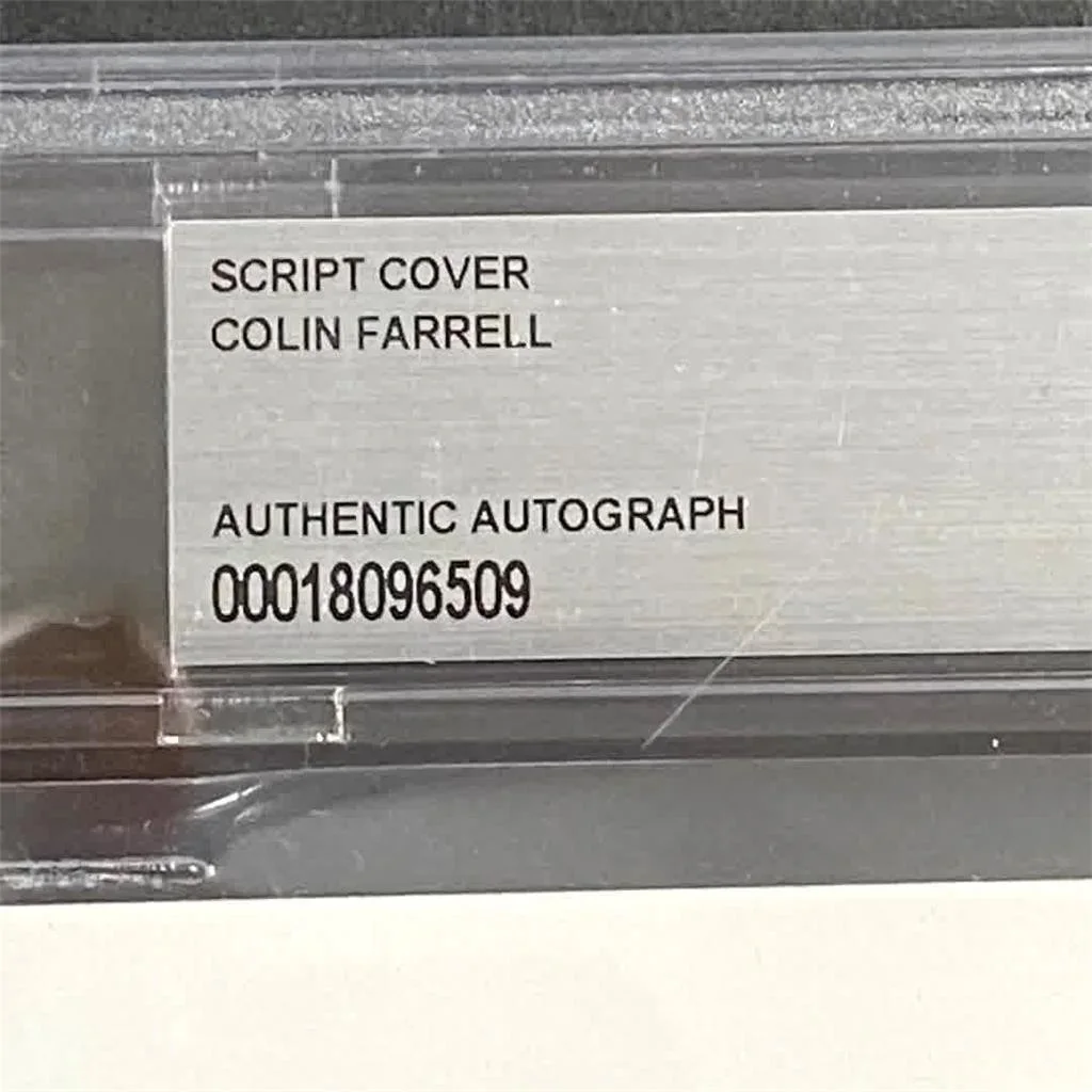 Colin Farrell — Colin Farrell signed The Penguin Pilot 8.5x11 Script Cover auto (B)~ Beckett BAS, image 4