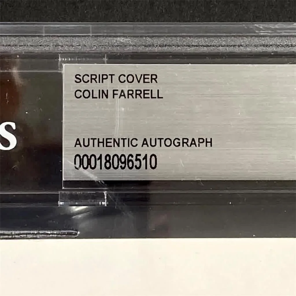 Colin Farrell — Colin Farrell signed The Penguin Pilot 8.5x11 Script Cover auto (A)~ Beckett BAS, image 4