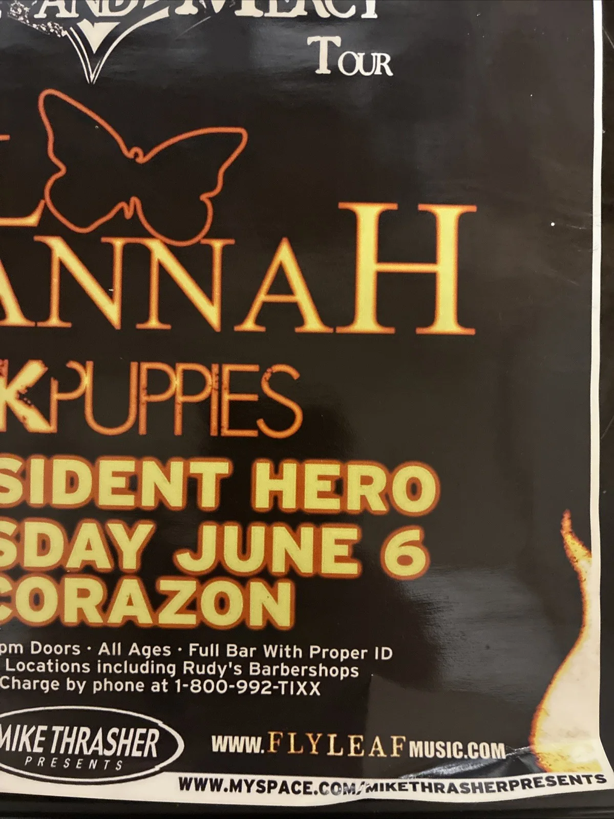 Original Flyleaf, The Justice And Mercy Tour W Kill Hannah Sick Puppies FL2, изображение 2