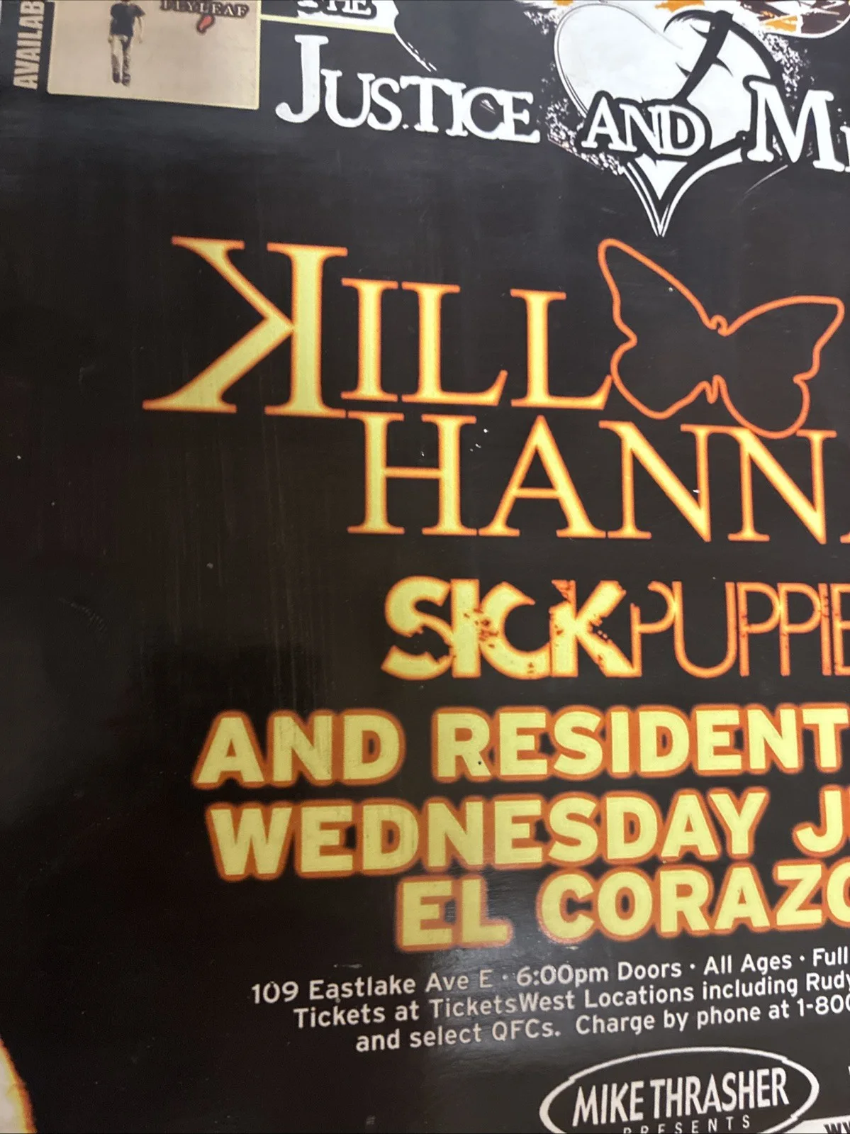 Original Flyleaf, The Justice And Mercy Tour W Kill Hannah Sick Puppies FL2, изображение 4
