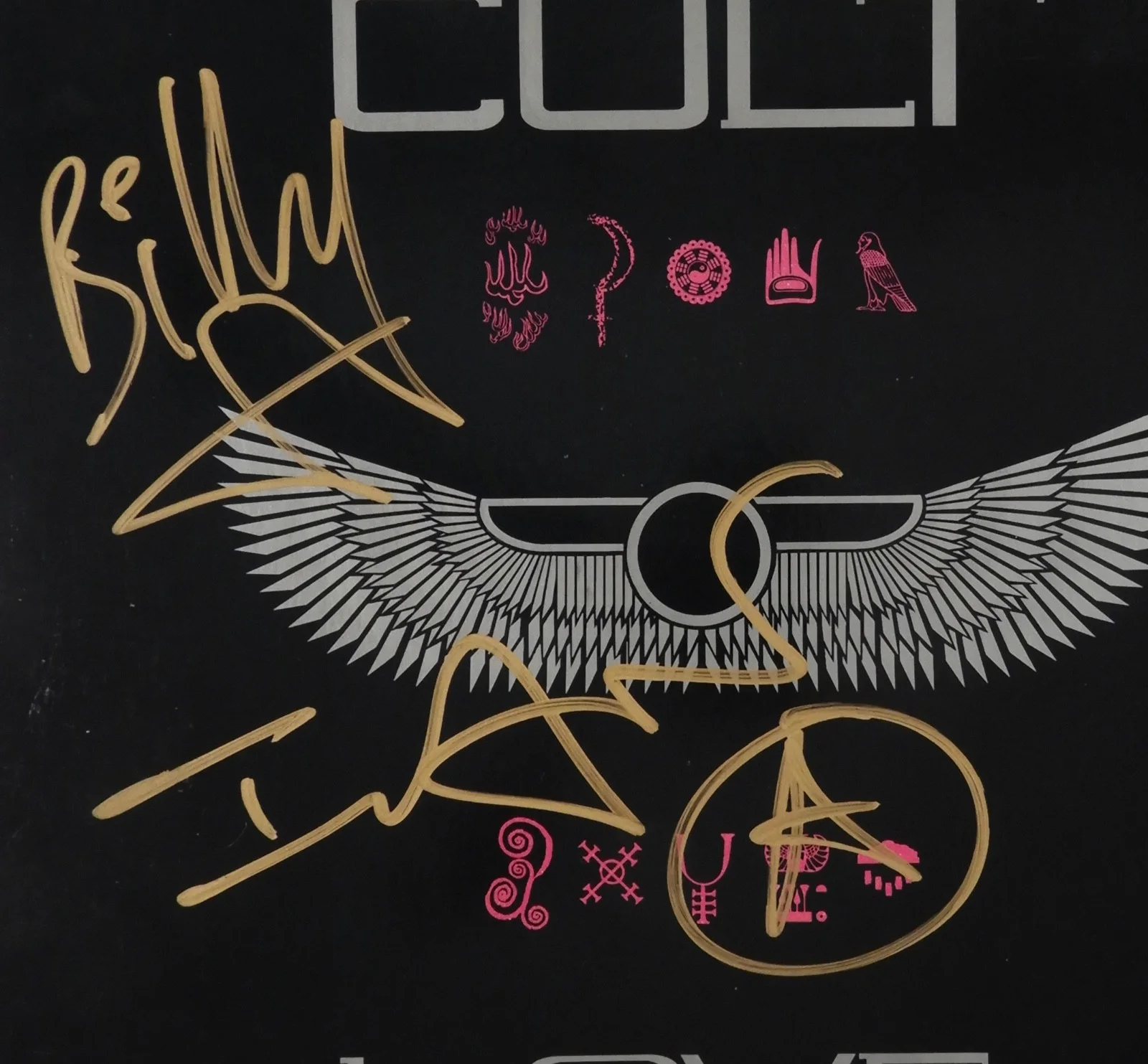 The Cult JSA Signed Autograph Album Record Vinyl Ian Astbury Billy Duffy, image 2