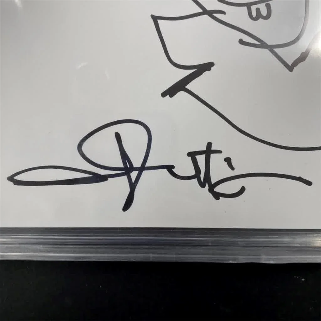 Andy Muschietti — Andy Muschietti signed Pennywise IT 8.5x11 sketch ~ Beckett BAS Auto Grade 10, изображение 3