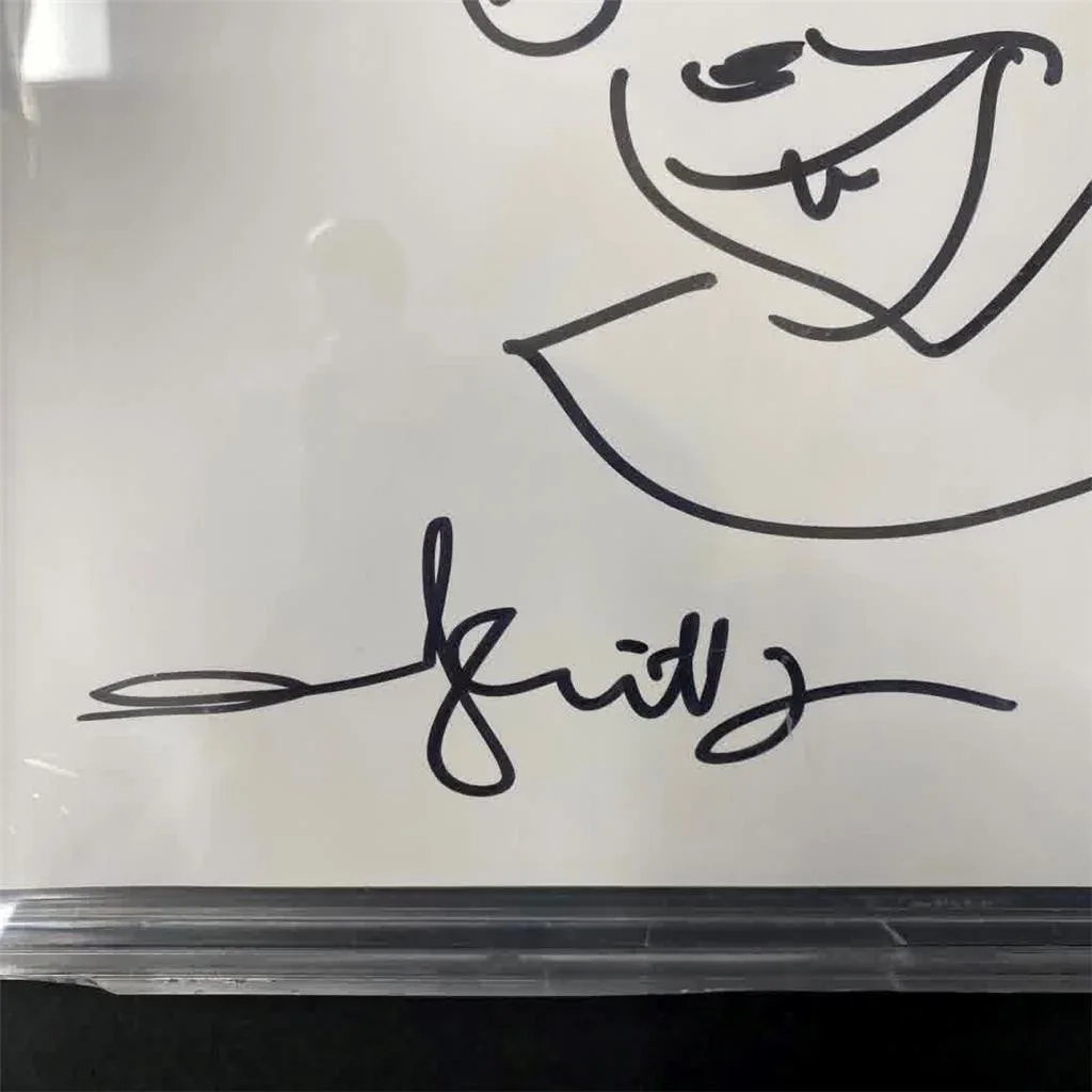 Andy Muschietti — Andy Muschietti signed Pennywise IT 8.5x11 sketch ~ Beckett BAS Auto Grade 10, изображение 3